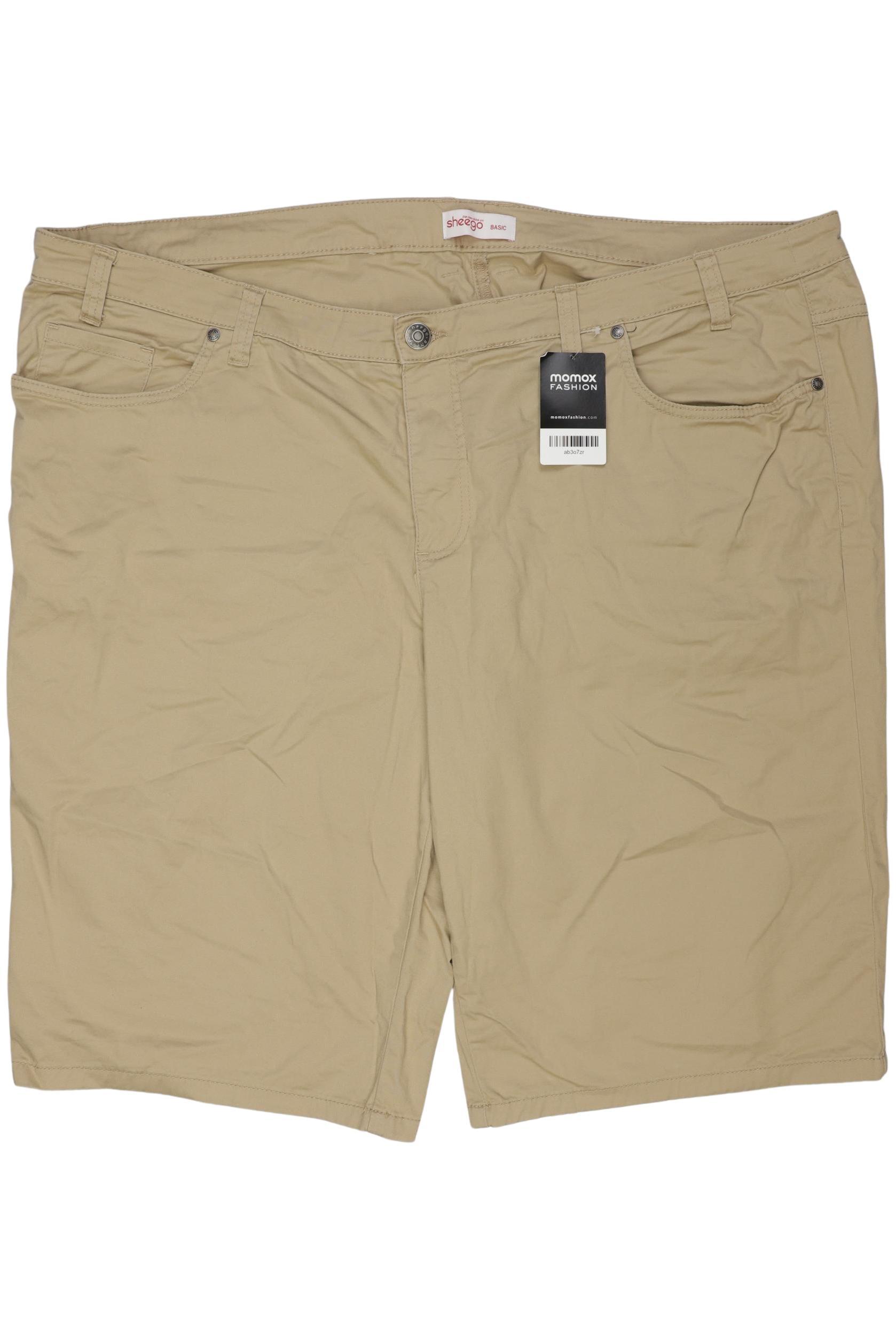 

sheego Damen Stoffhose, beige, Gr. 56