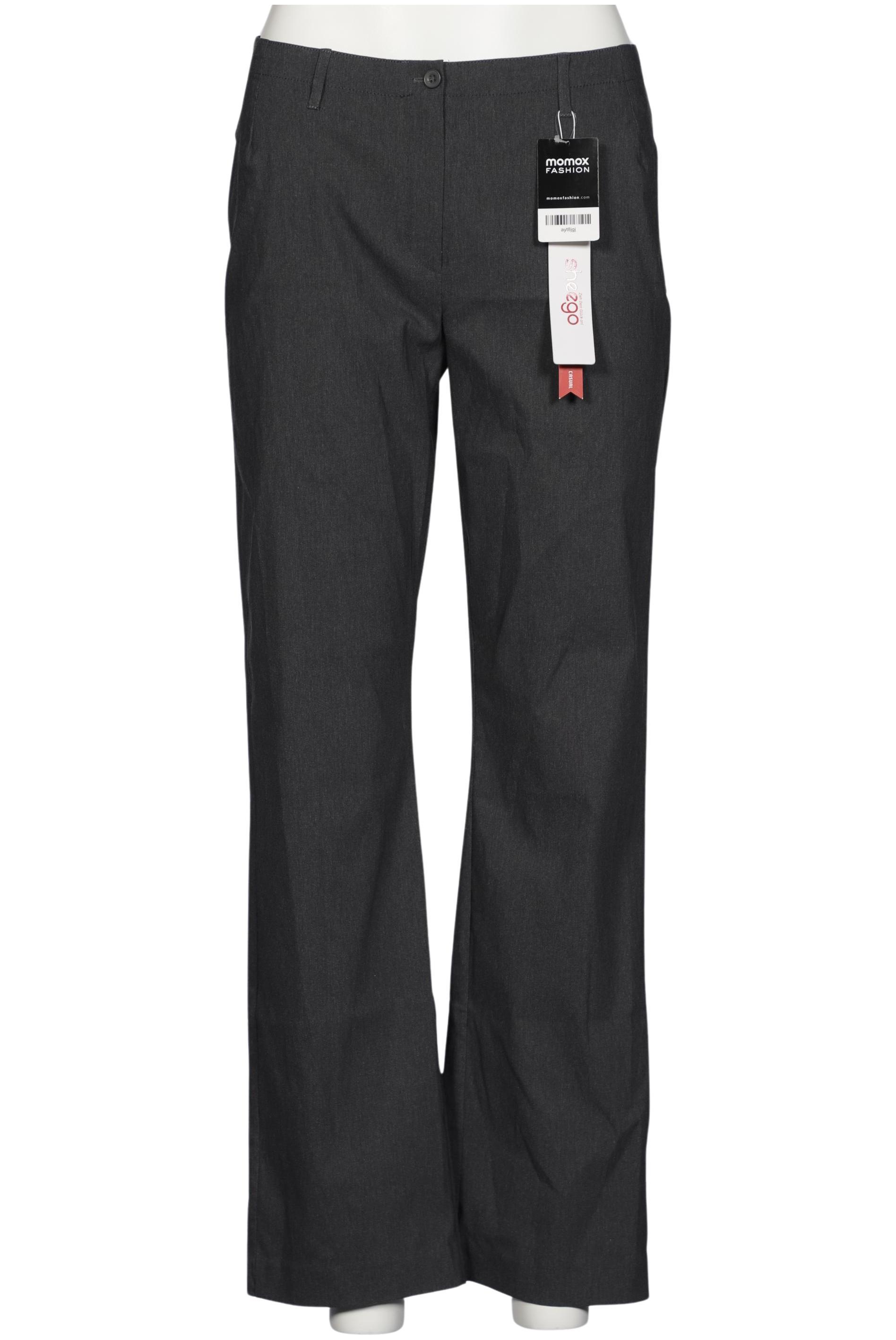

sheego Damen Stoffhose, grau, Gr. 44