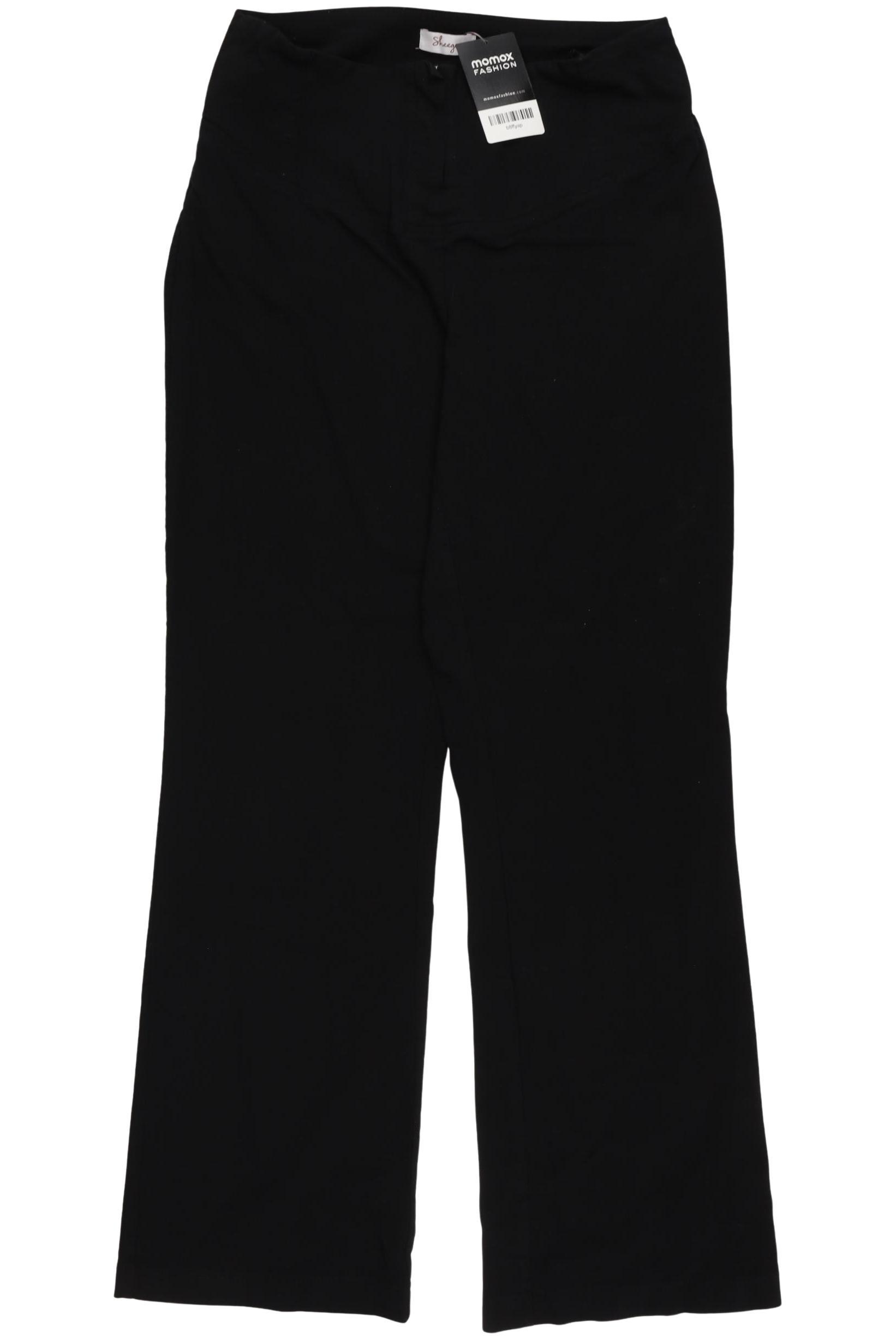 

sheego Damen Stoffhose, schwarz, Gr. 46