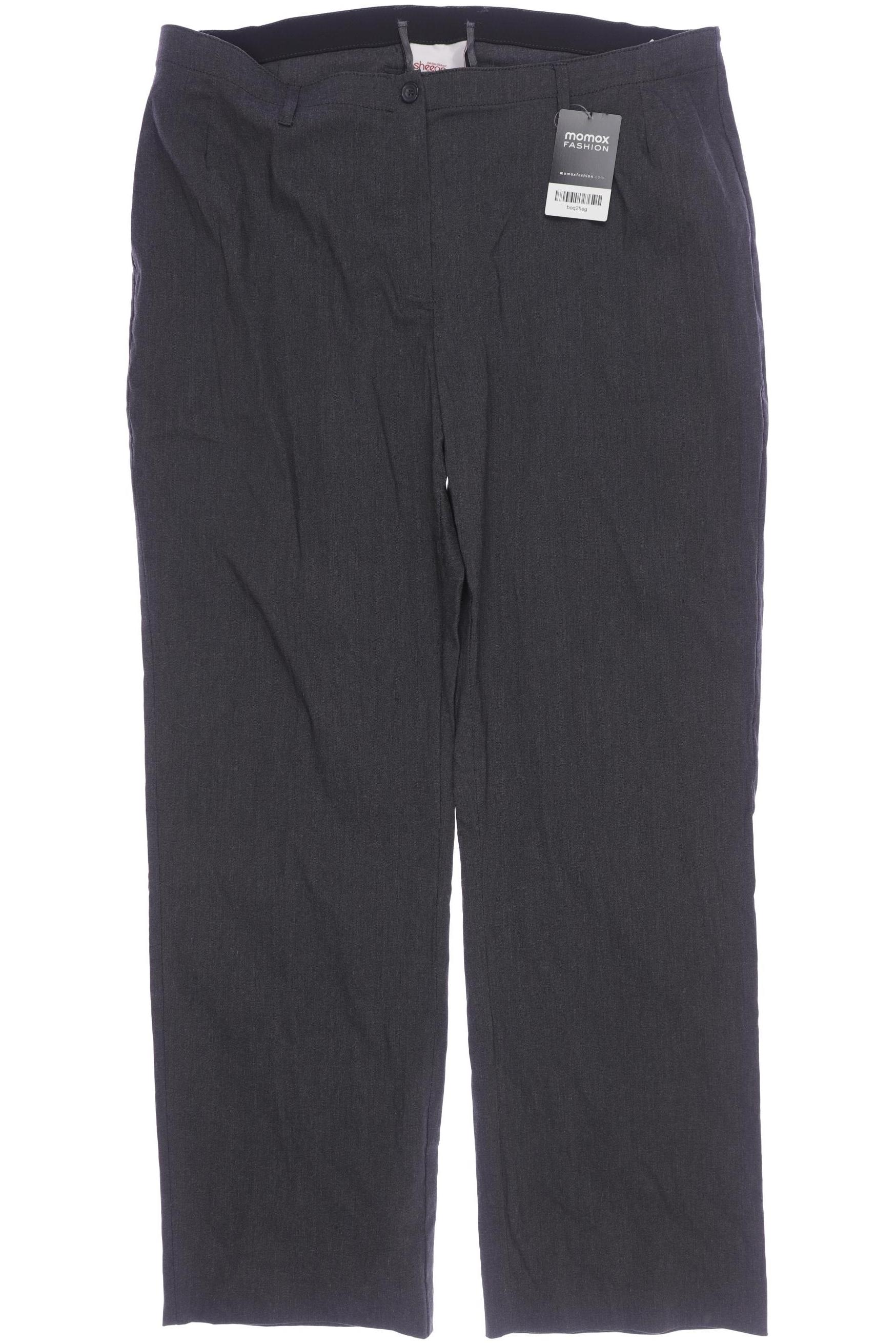 

sheego Damen Stoffhose, grau, Gr. 24