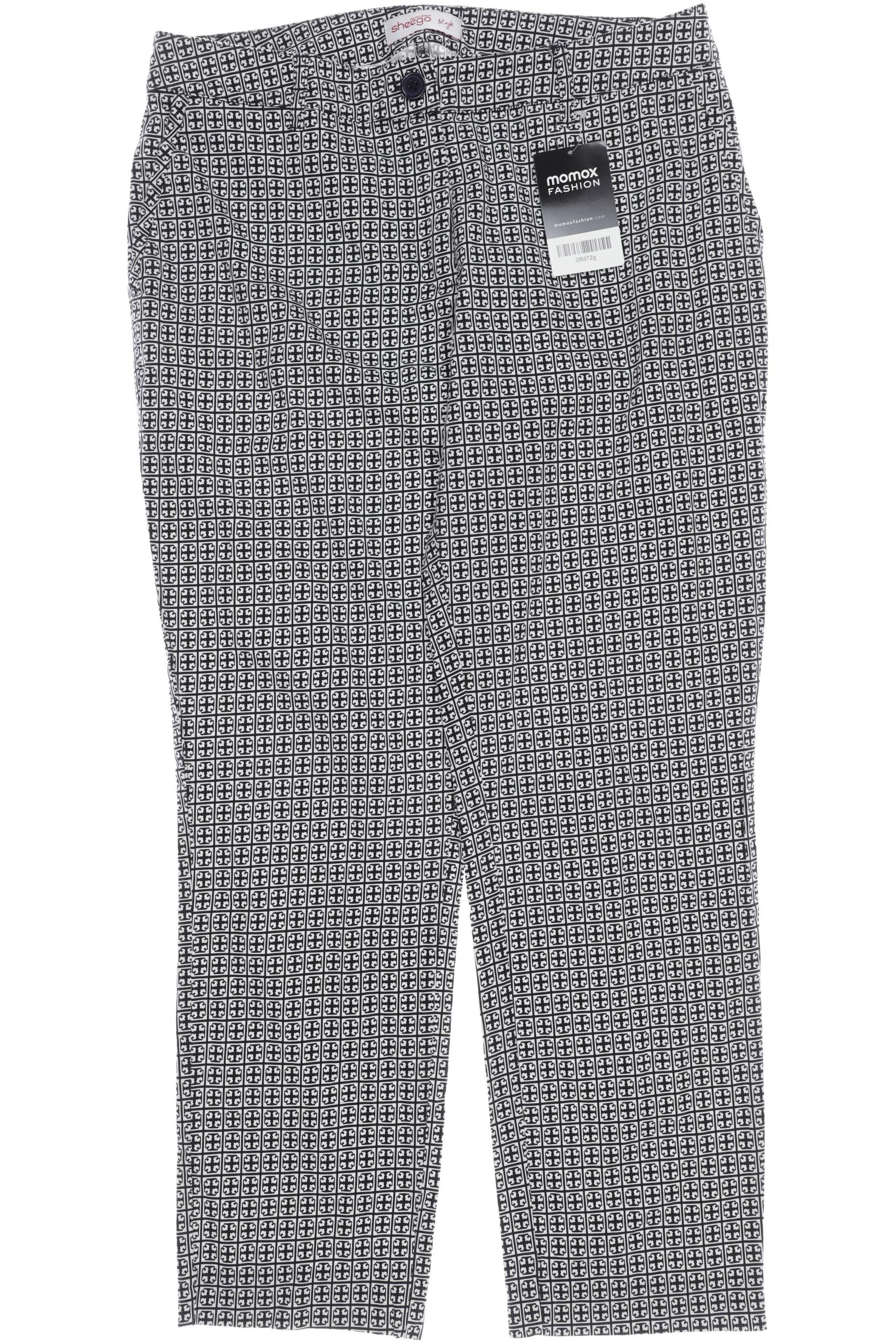 

sheego Damen Stoffhose, weiß, Gr. 40