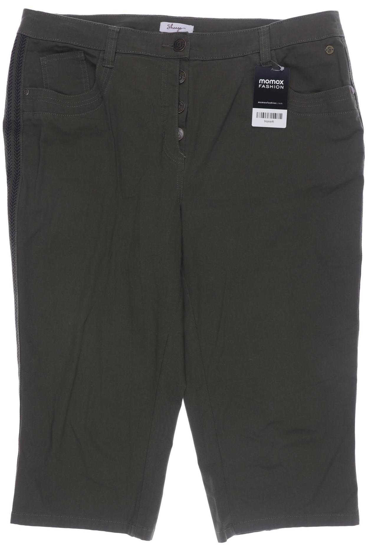 

sheego Damen Stoffhose, grün