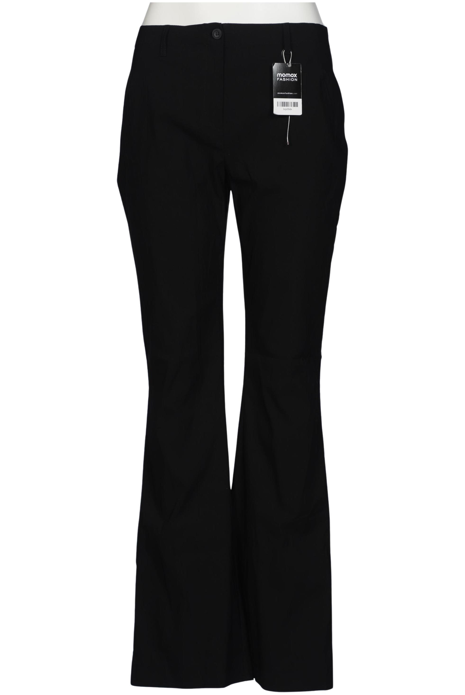 

sheego Damen Stoffhose, schwarz, Gr. 92