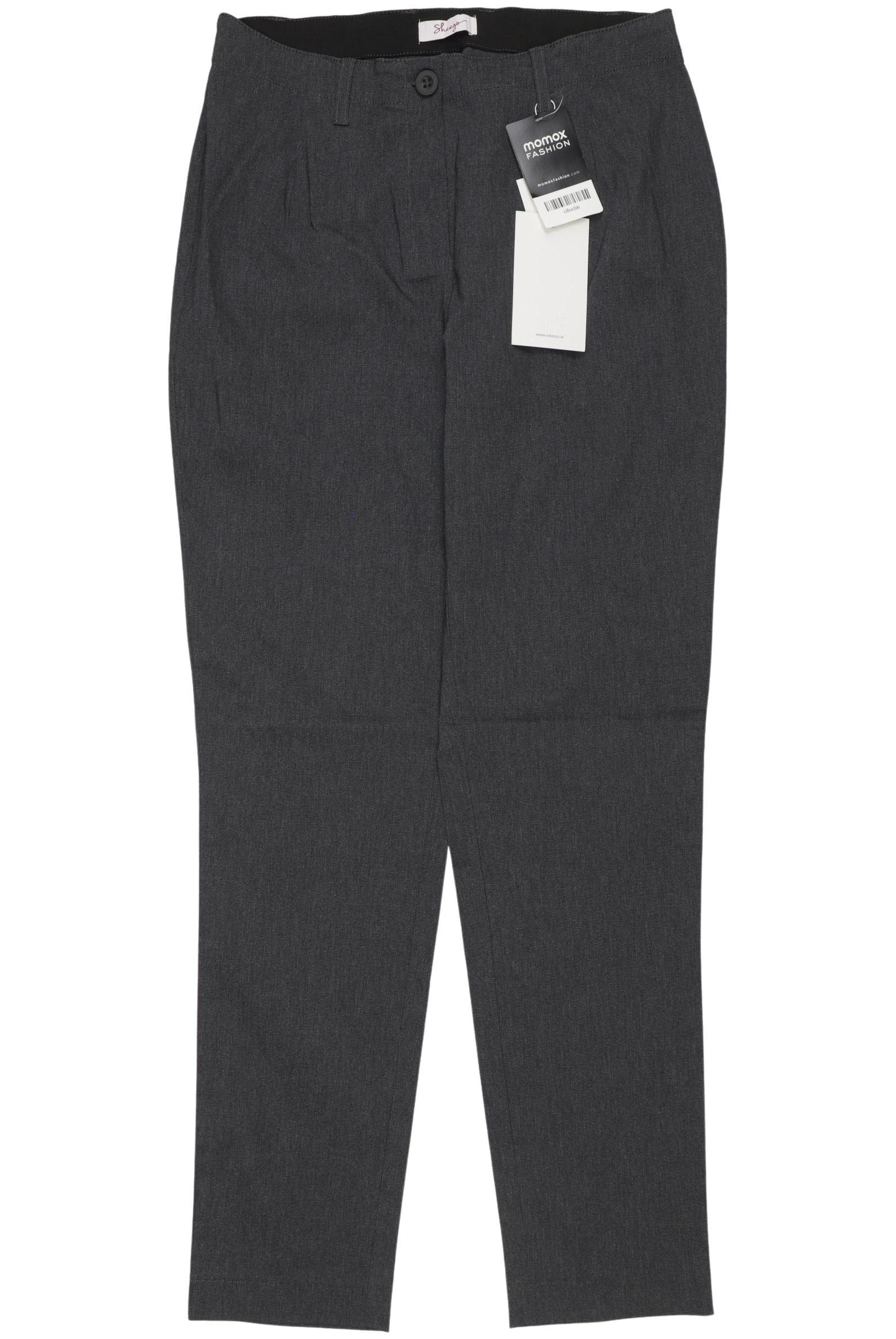 

sheego Damen Stoffhose, grau, Gr. 40