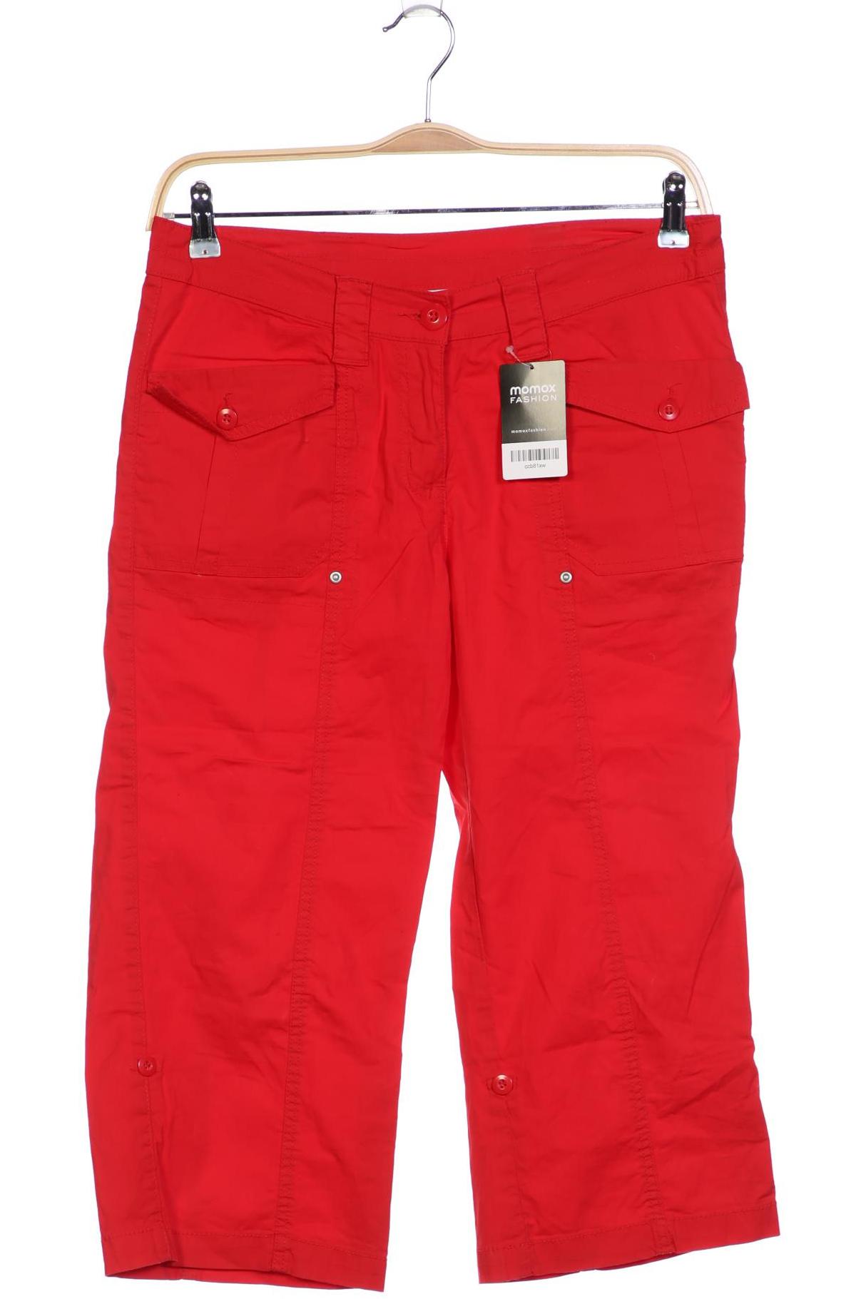 

sheego Damen Stoffhose, rot, Gr. 40