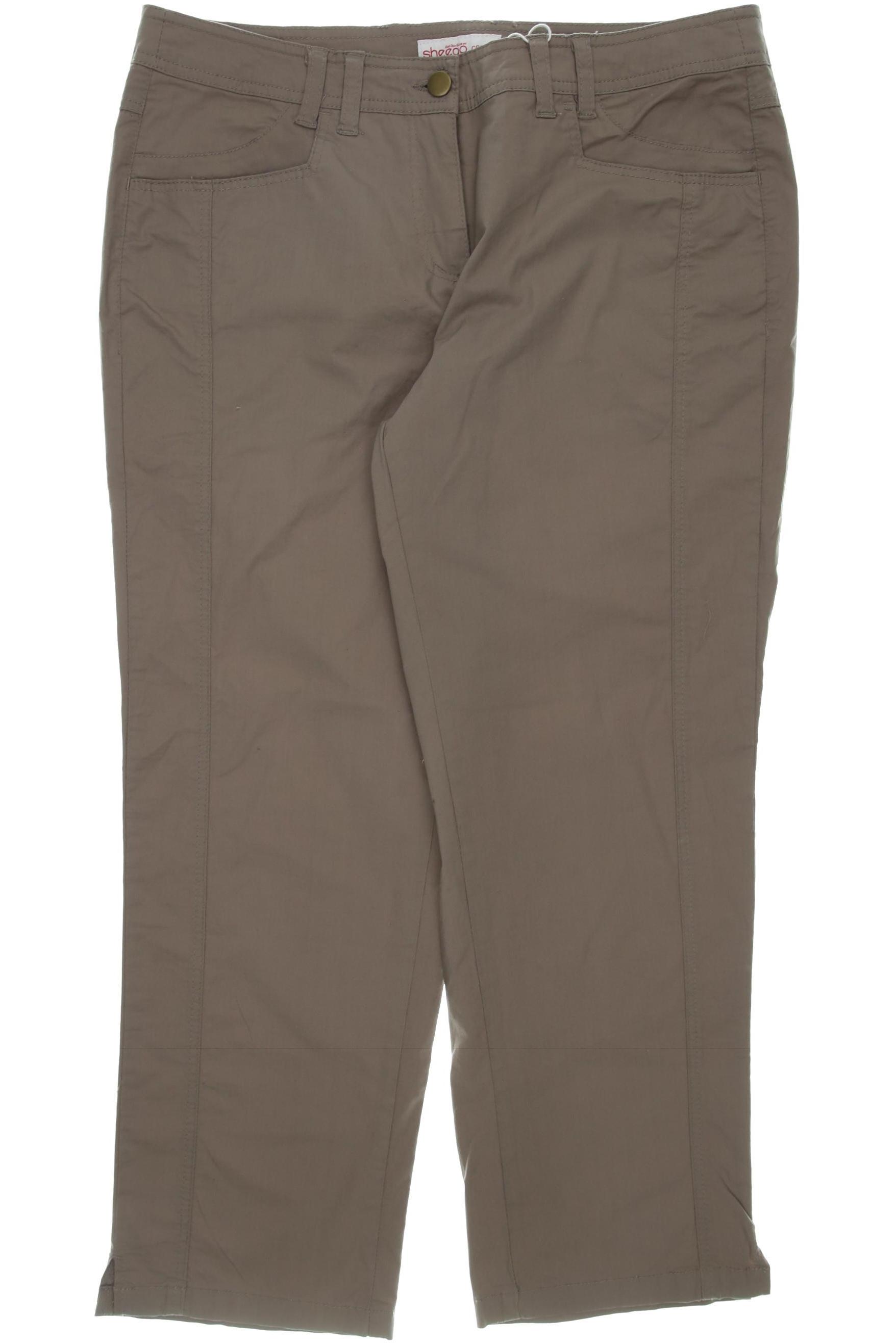 

sheego Damen Stoffhose, braun, Gr. 42