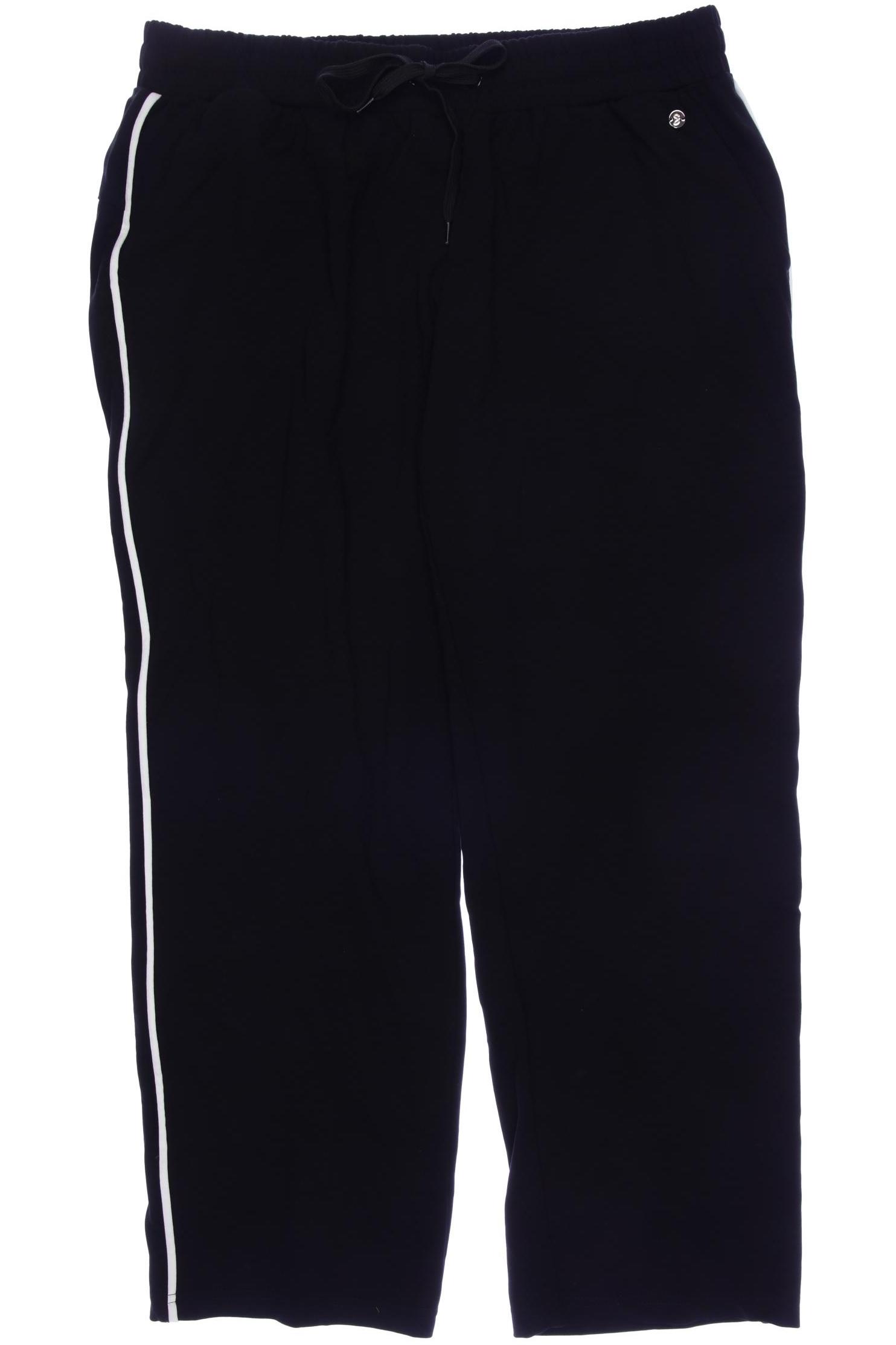 

sheego Damen Stoffhose, schwarz, Gr. 46