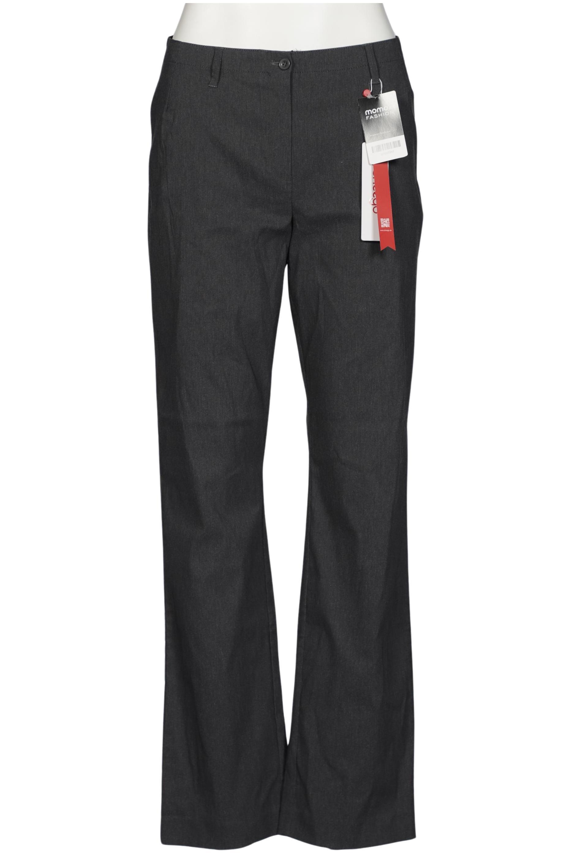 

sheego Damen Stoffhose, grau, Gr. 42