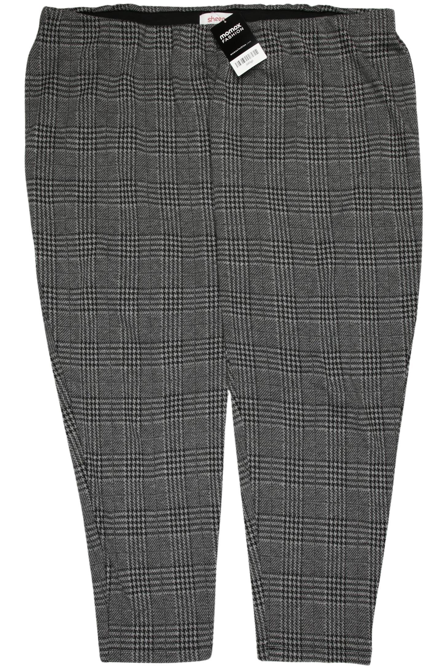 

sheego Damen Stoffhose, grau, Gr. 56