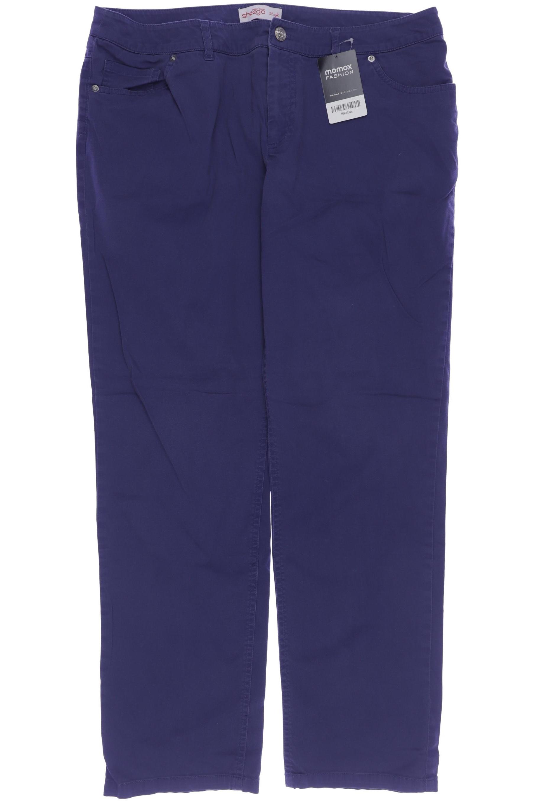 

sheego Damen Stoffhose, marineblau, Gr. 46