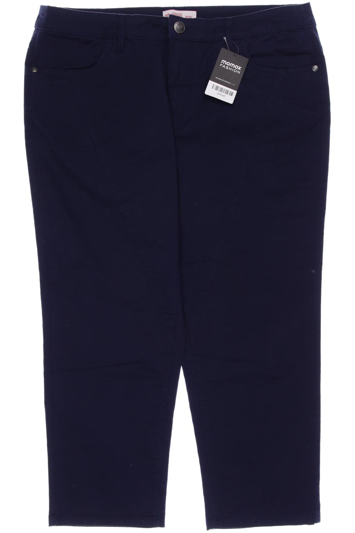 

sheego Damen Stoffhose, blau, Gr. 46