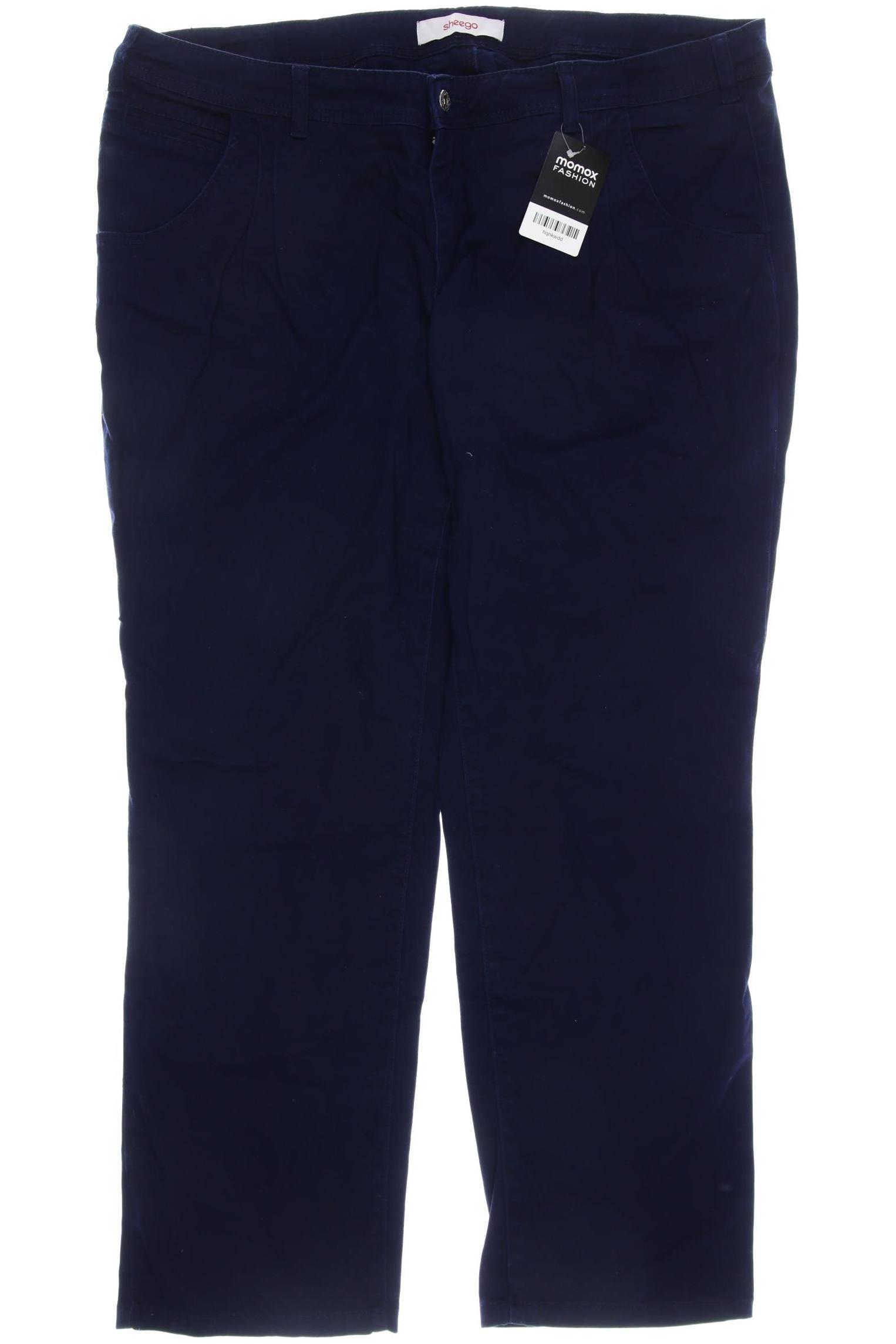 

sheego Damen Stoffhose, marineblau, Gr. 50