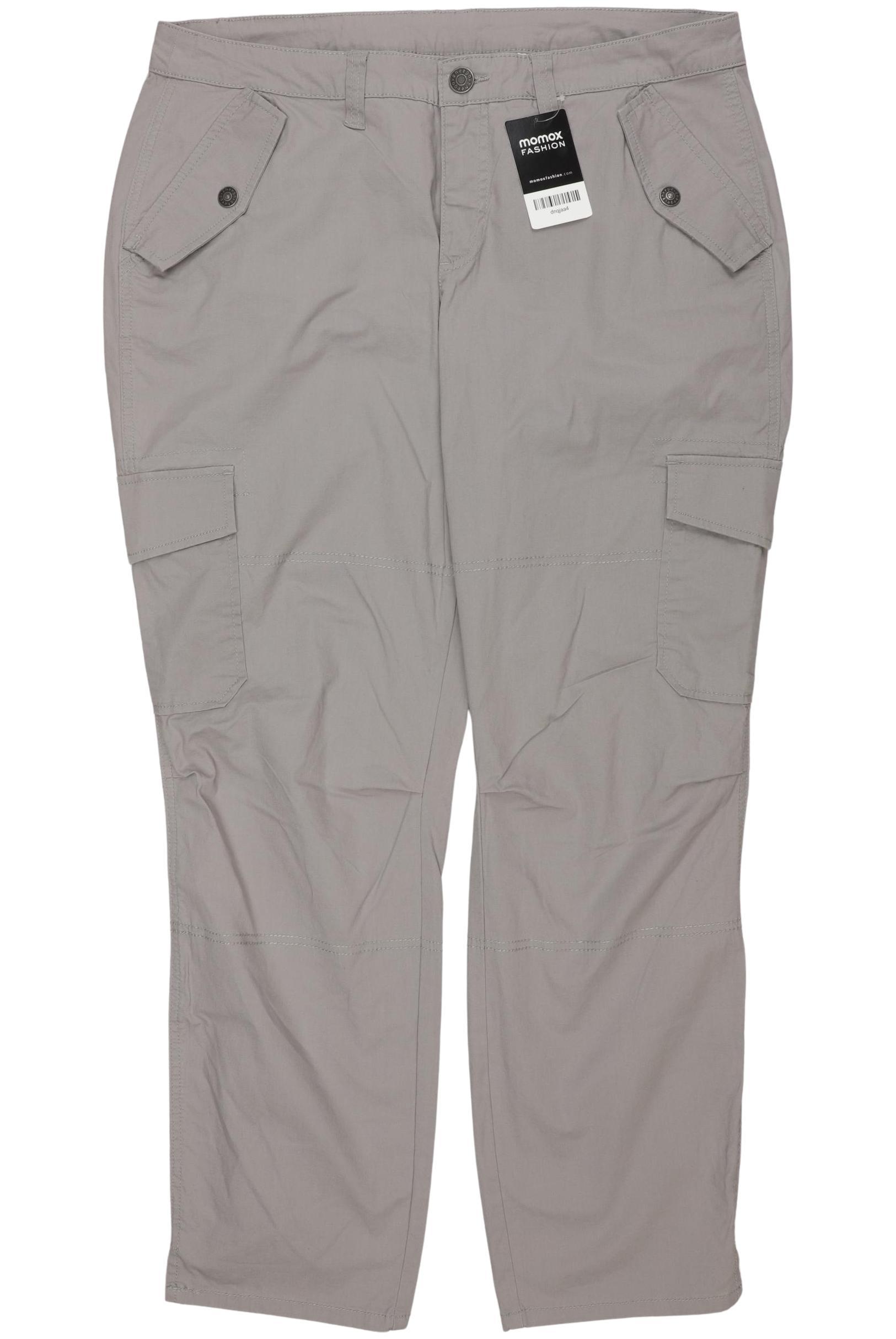 

sheego Damen Stoffhose, grau, Gr. 46