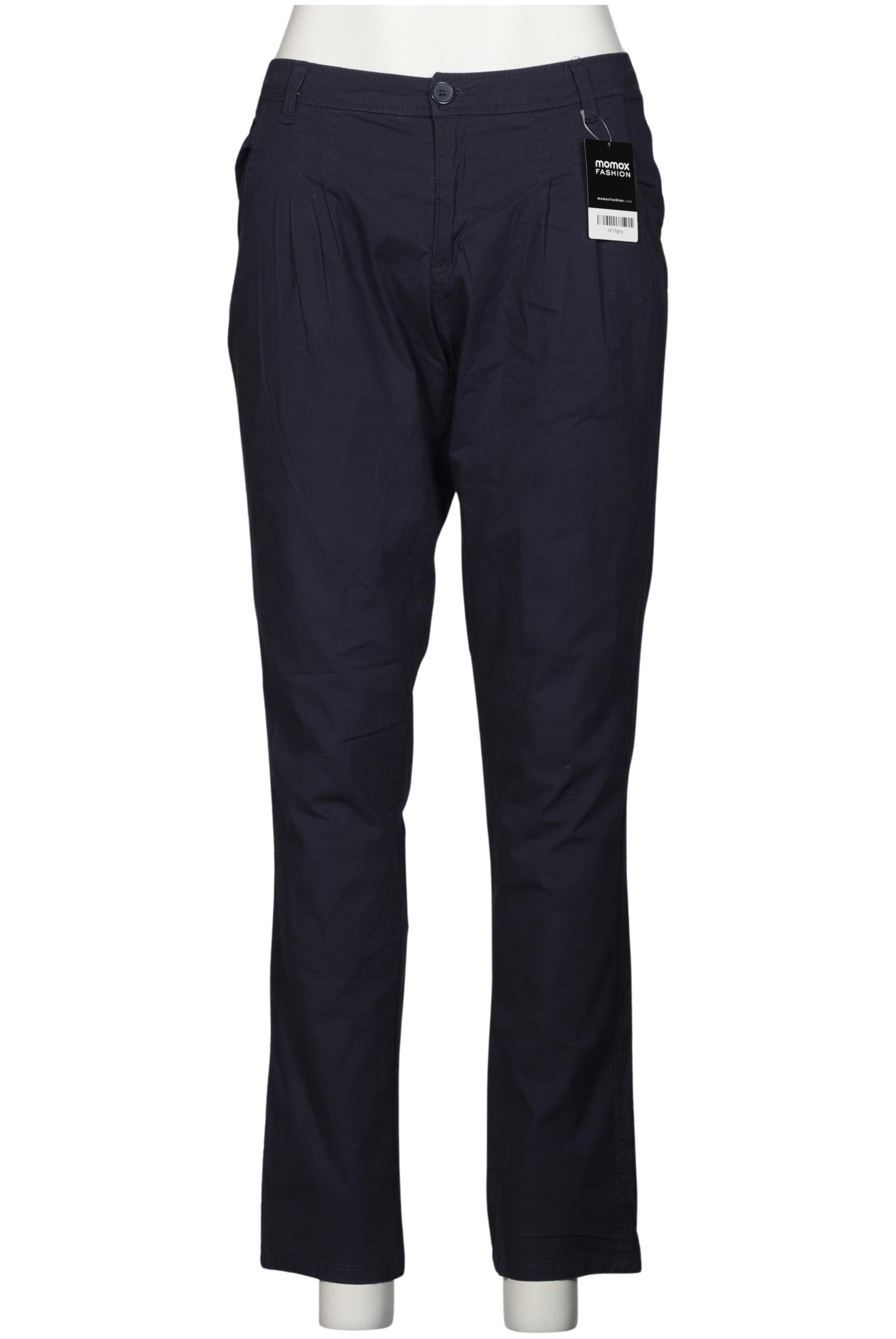 

sheego Damen Stoffhose, marineblau, Gr. 88