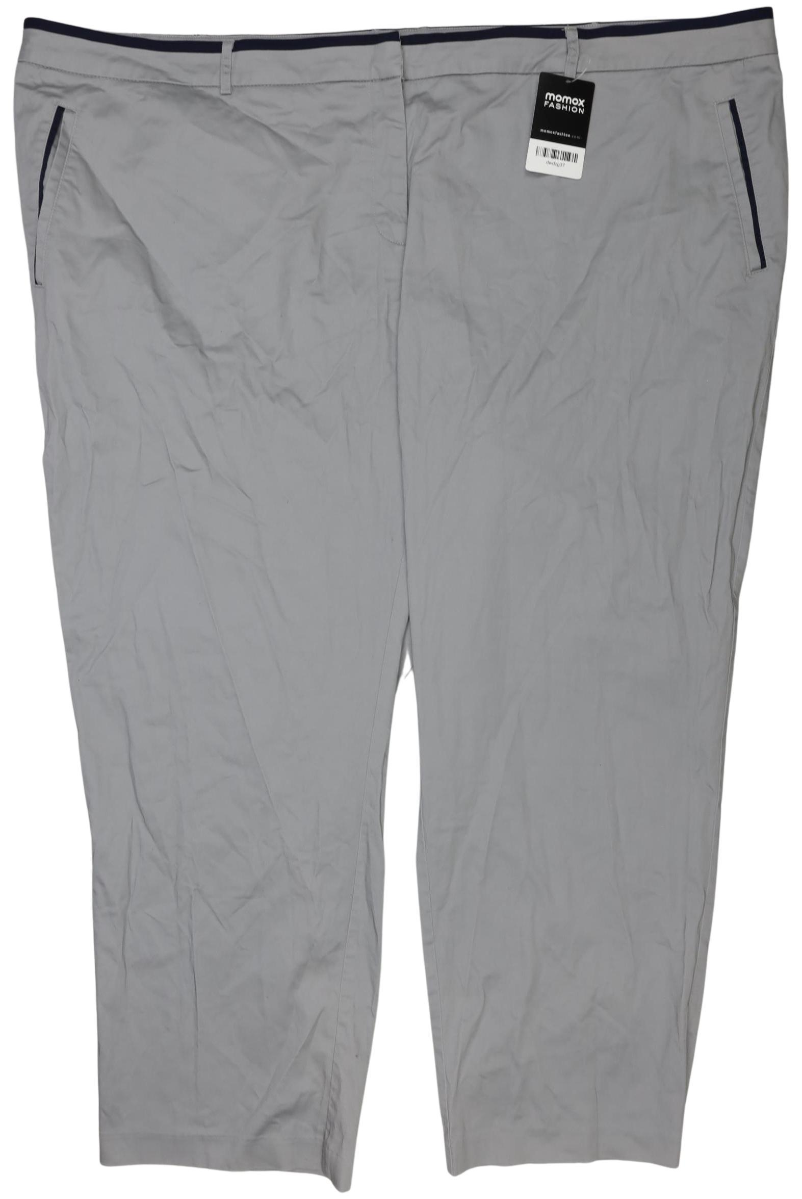 

sheego Damen Stoffhose, grau, Gr. 58