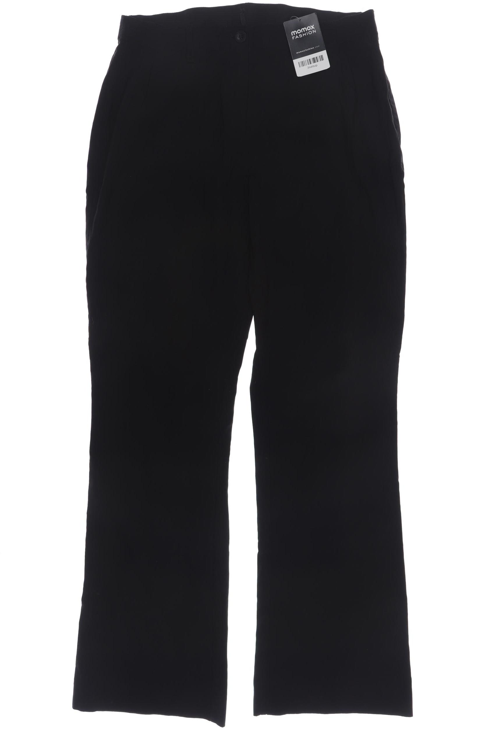 

sheego Damen Stoffhose, schwarz, Gr. 44