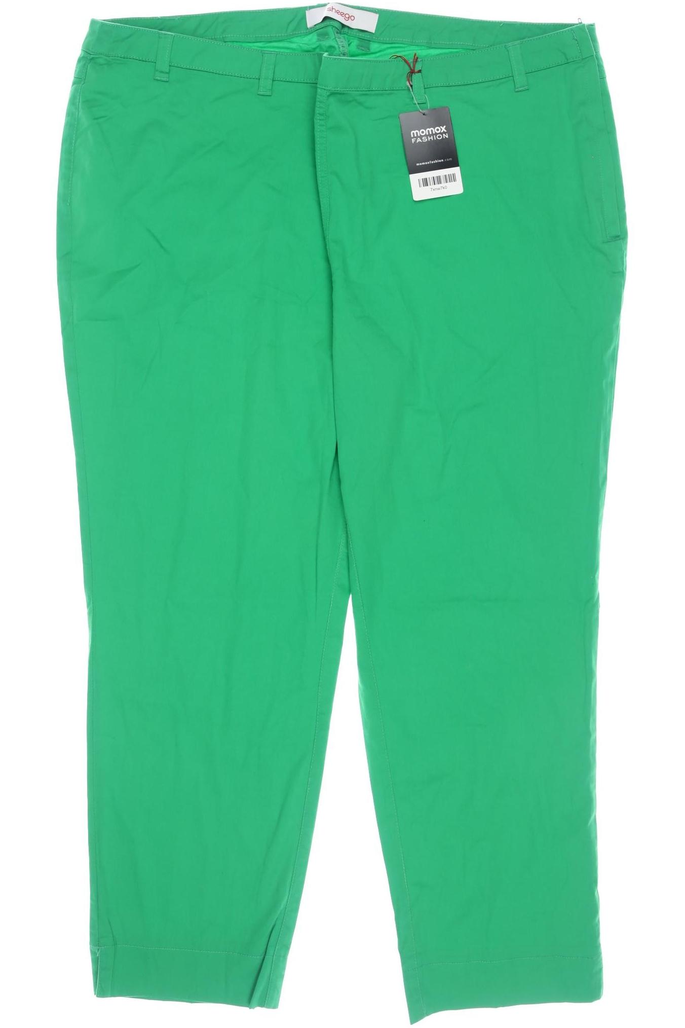 

sheego Damen Stoffhose, grün, Gr. 50