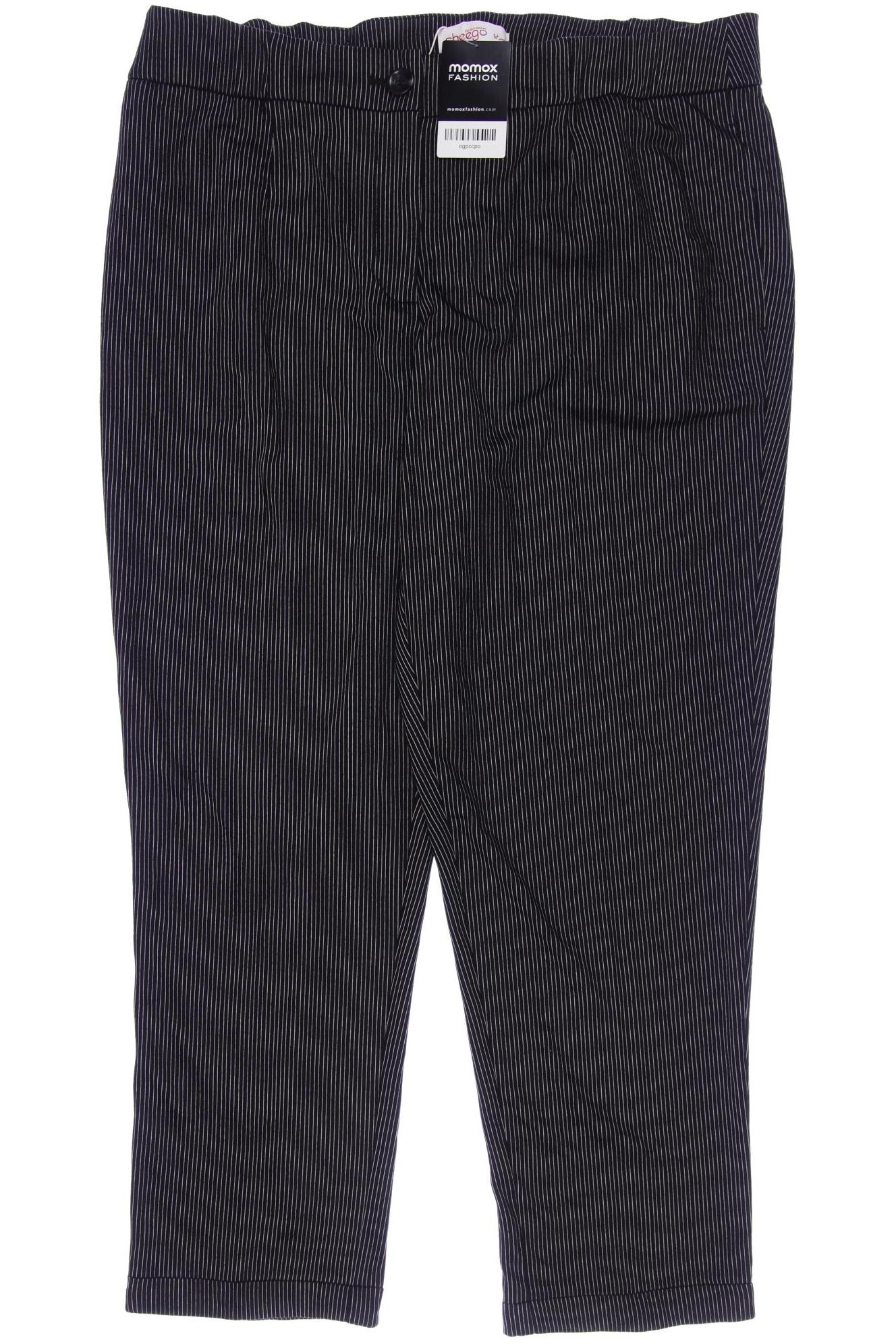 

sheego Damen Stoffhose, schwarz