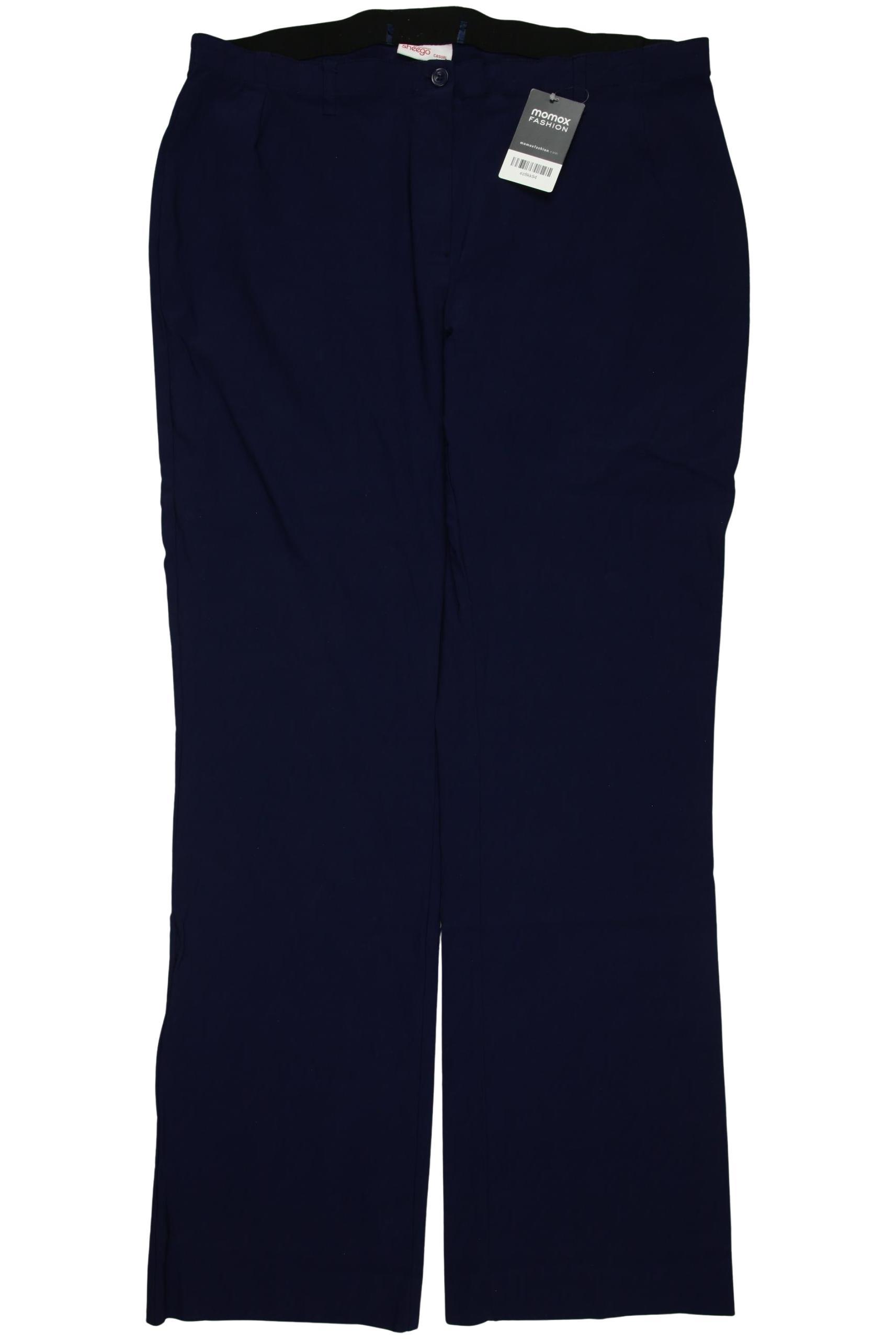 

sheego Damen Stoffhose, marineblau, Gr. 96