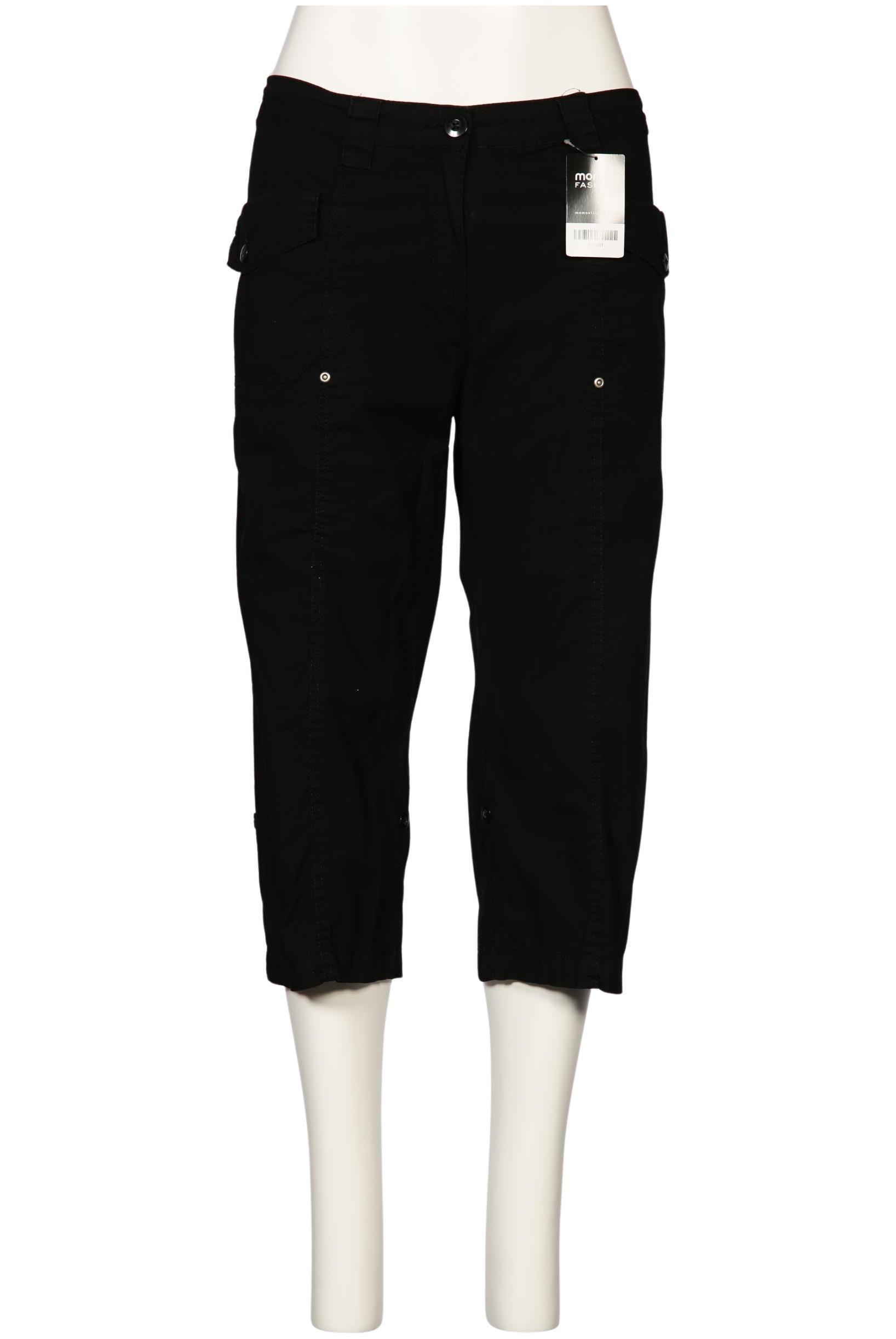 

sheego Damen Stoffhose, schwarz, Gr. 46