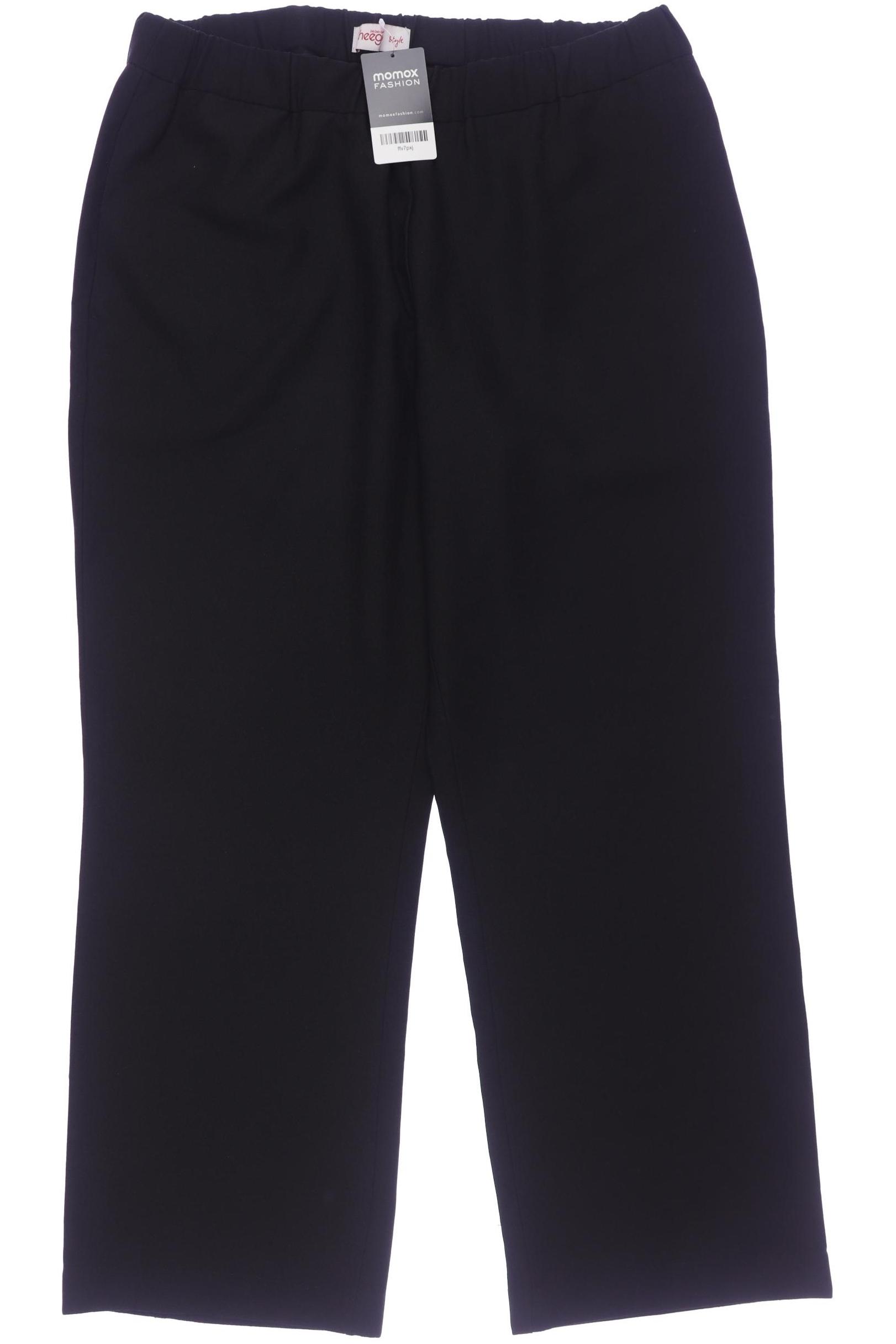 

sheego Damen Stoffhose, schwarz, Gr. 46