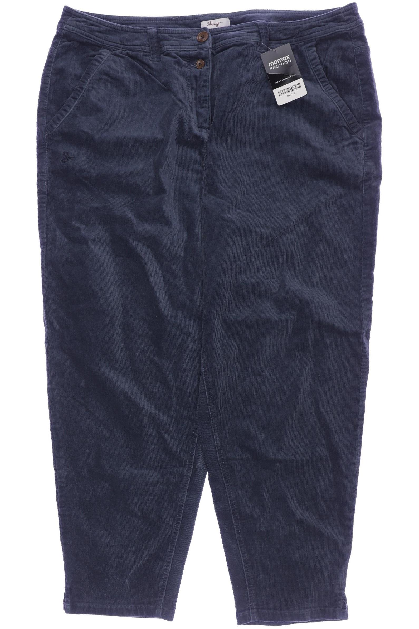 

sheego Damen Stoffhose, marineblau, Gr. 48