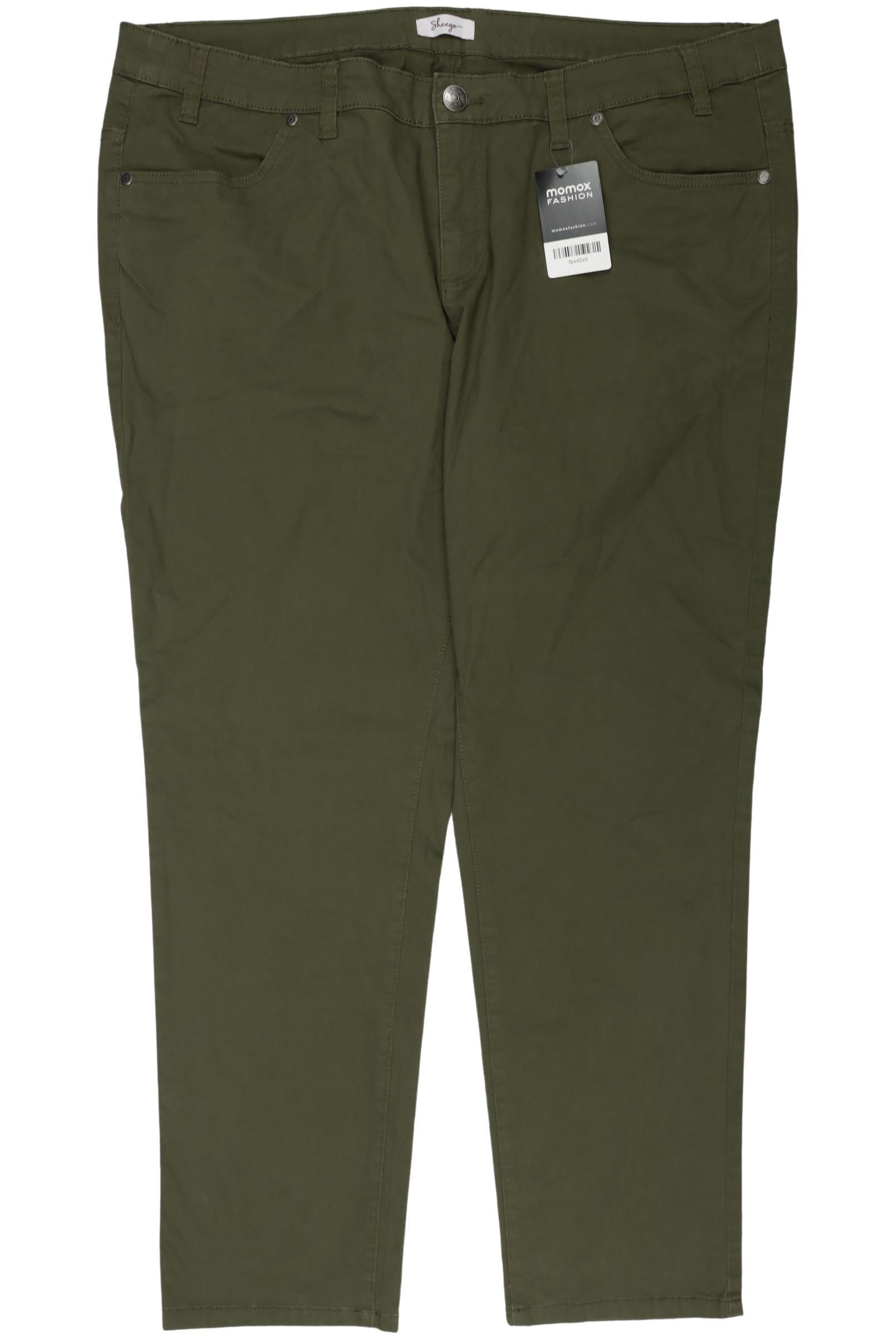 

sheego Damen Stoffhose, grün, Gr. 50