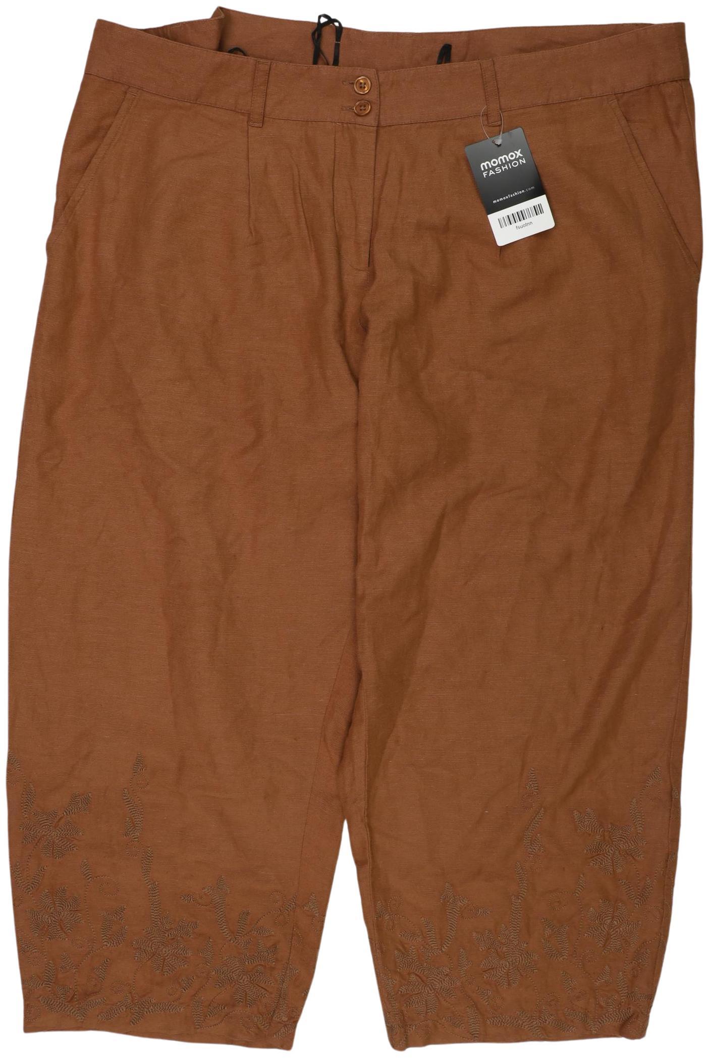 

sheego Damen Stoffhose, braun, Gr. 48