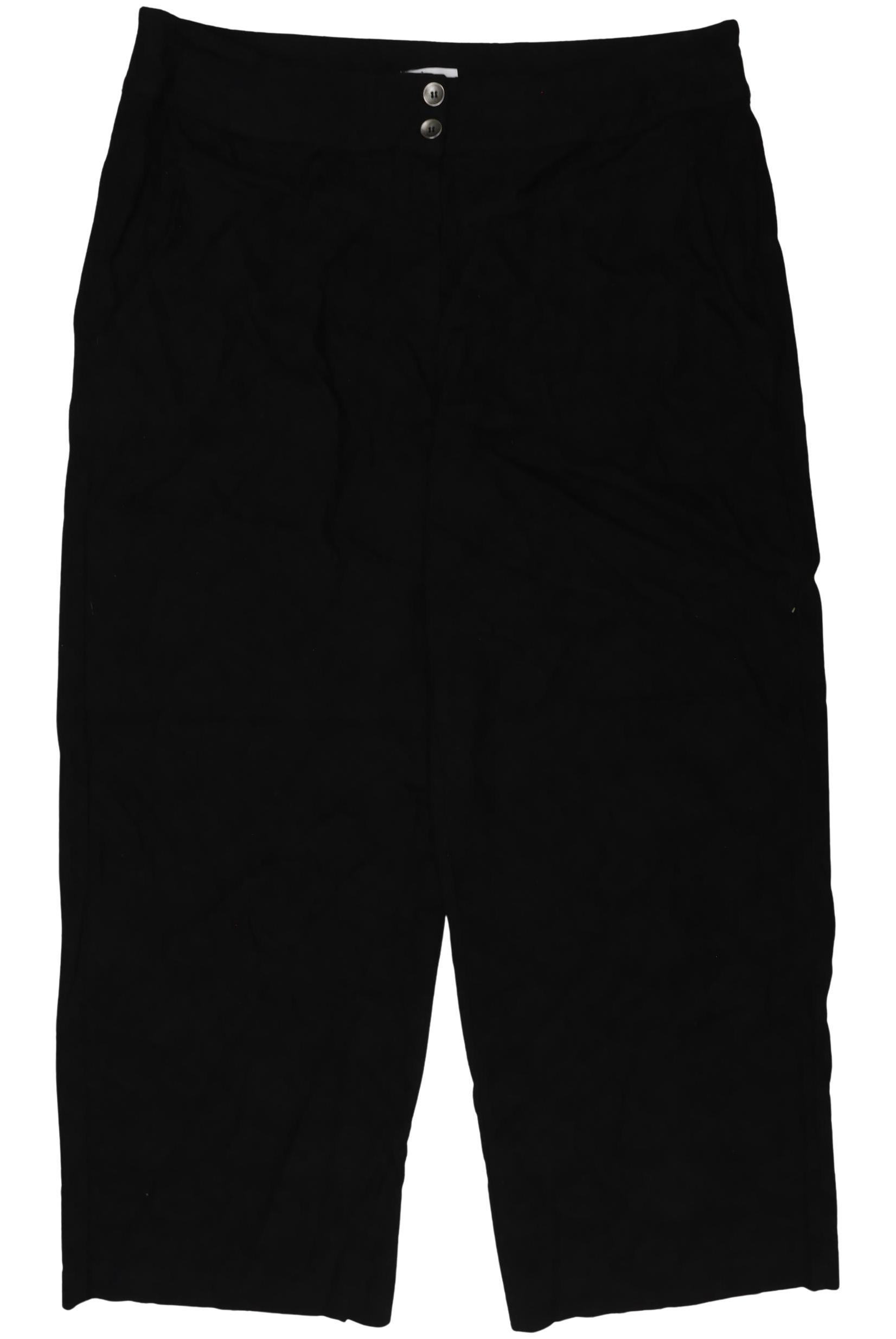 

sheego Damen Stoffhose, schwarz, Gr. 48