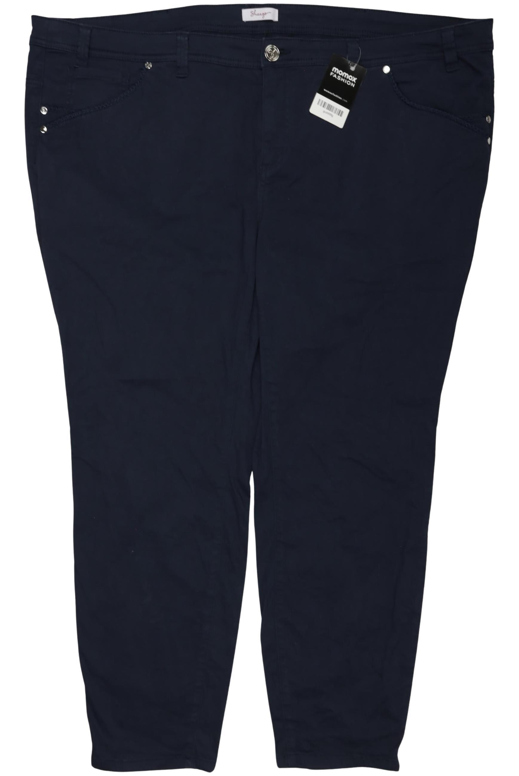 

sheego Damen Stoffhose, marineblau, Gr. 54