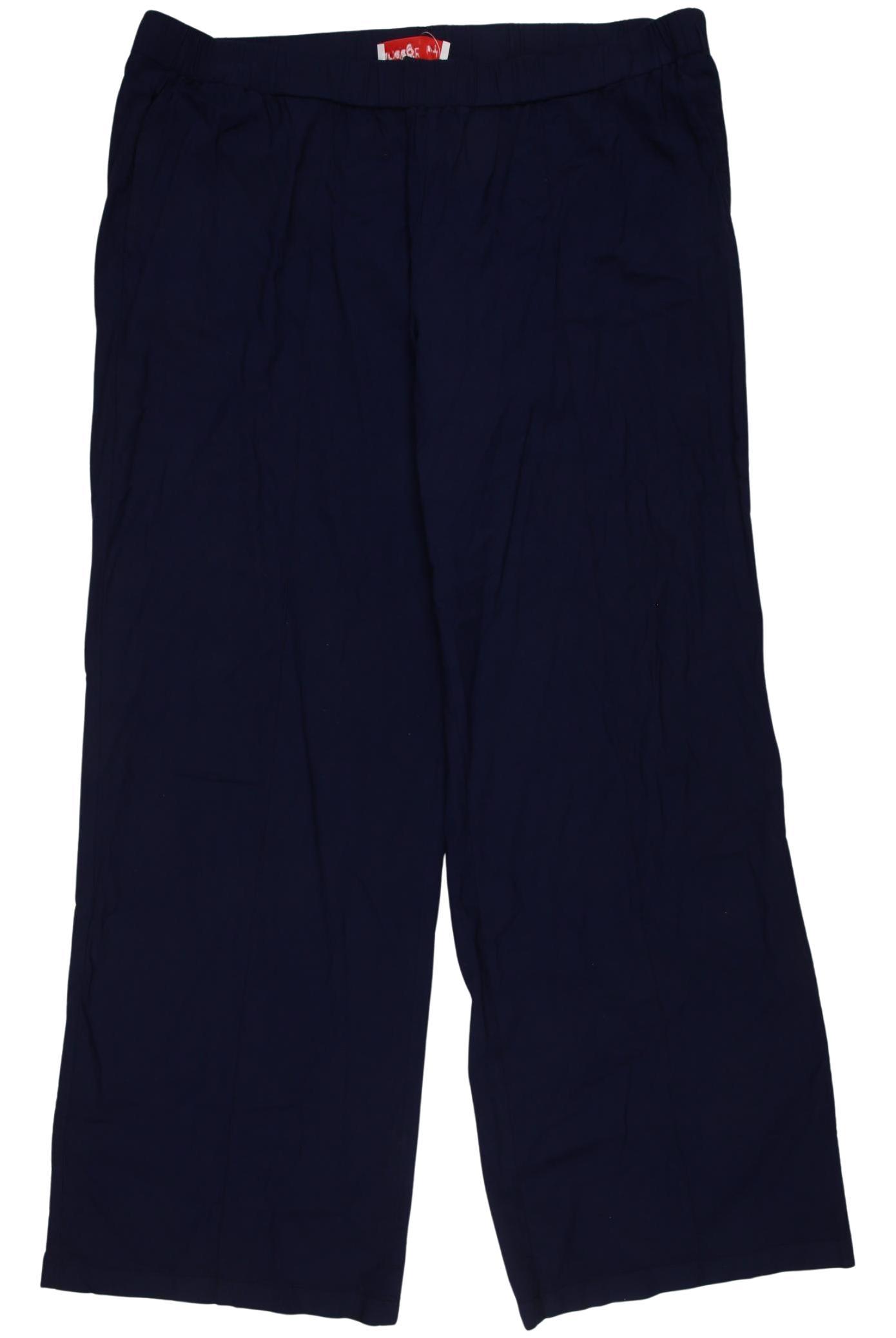 

sheego Damen Stoffhose, marineblau, Gr. 44