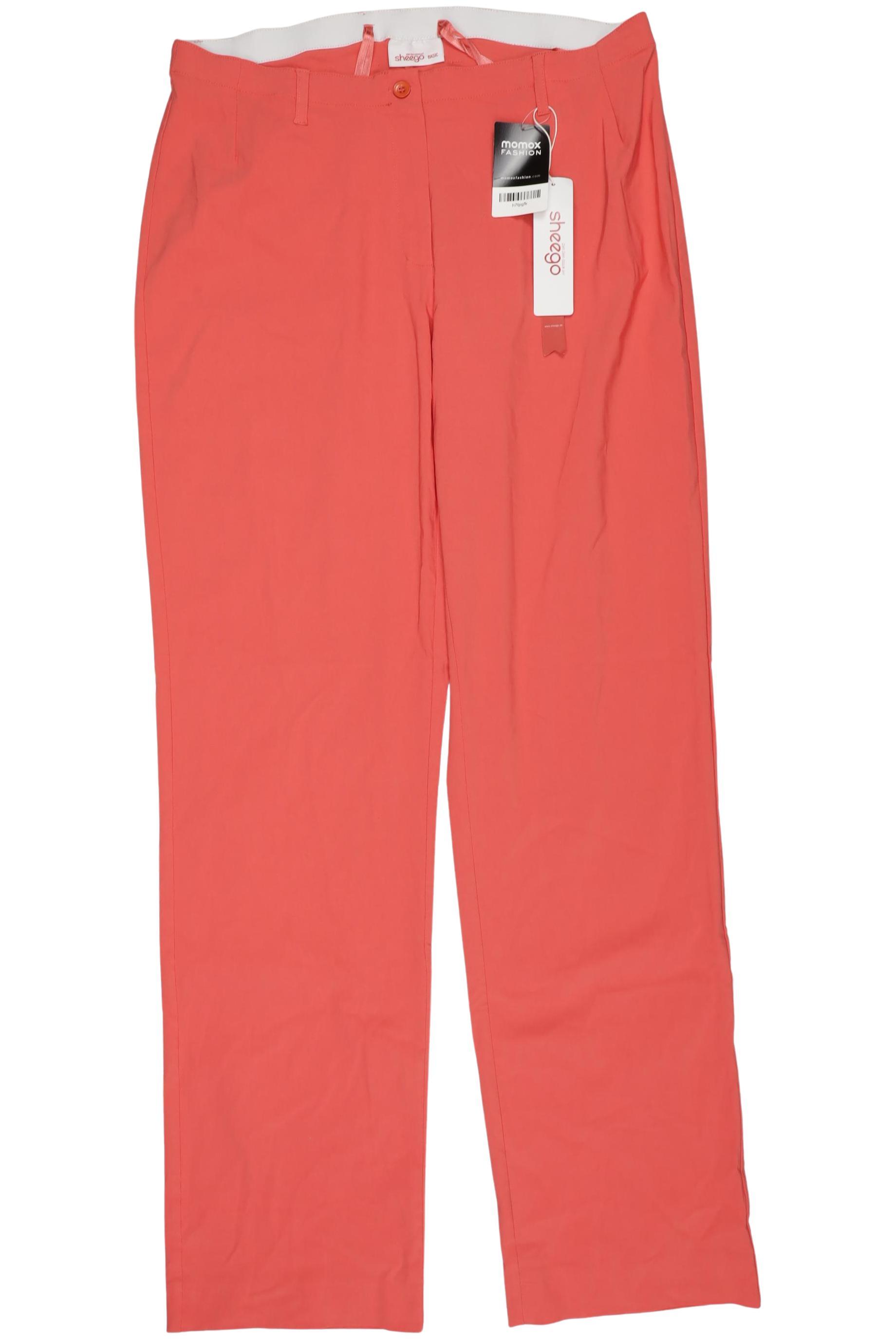 

sheego Damen Stoffhose, rot, Gr. 92