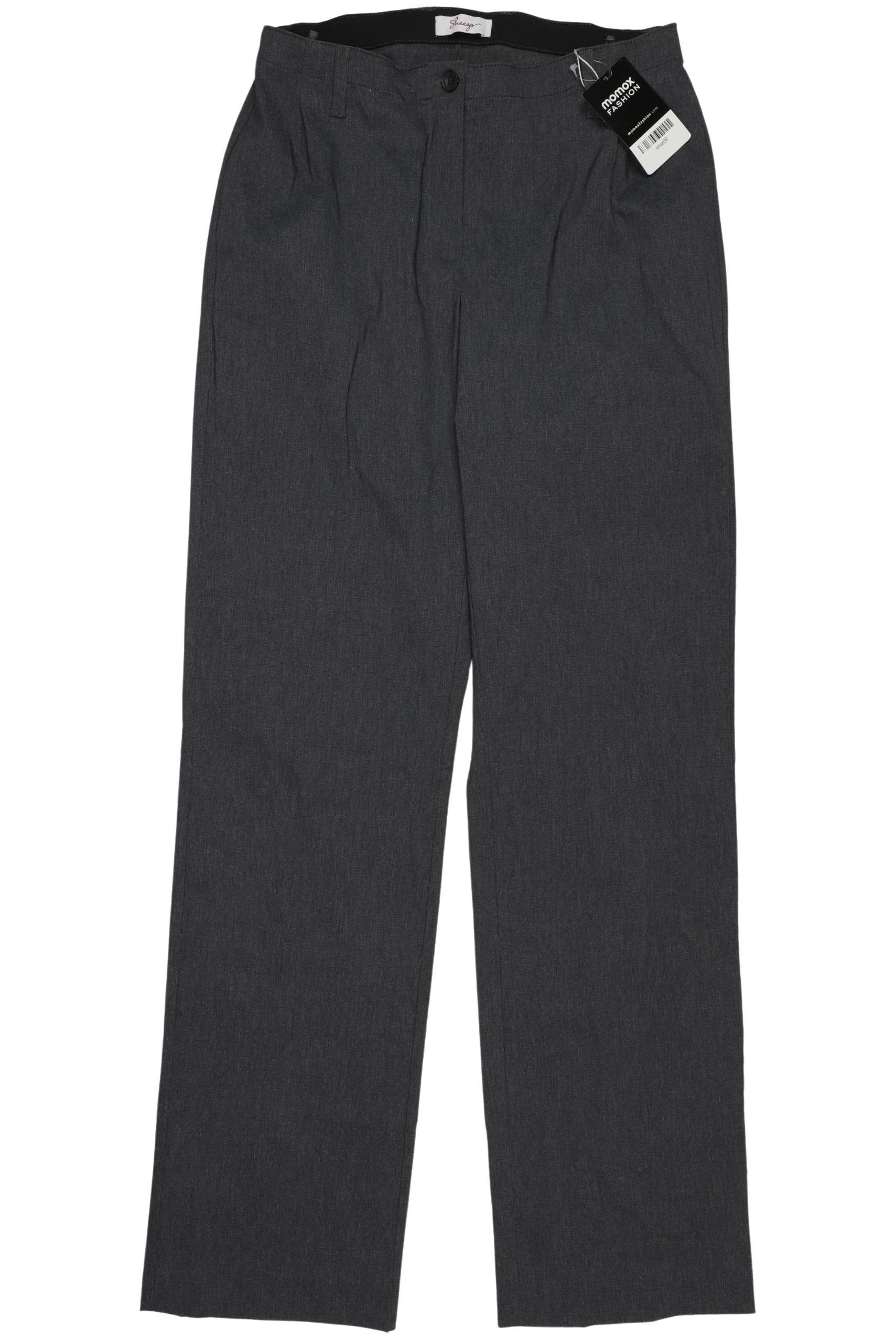 

sheego Damen Stoffhose, grau, Gr. 40