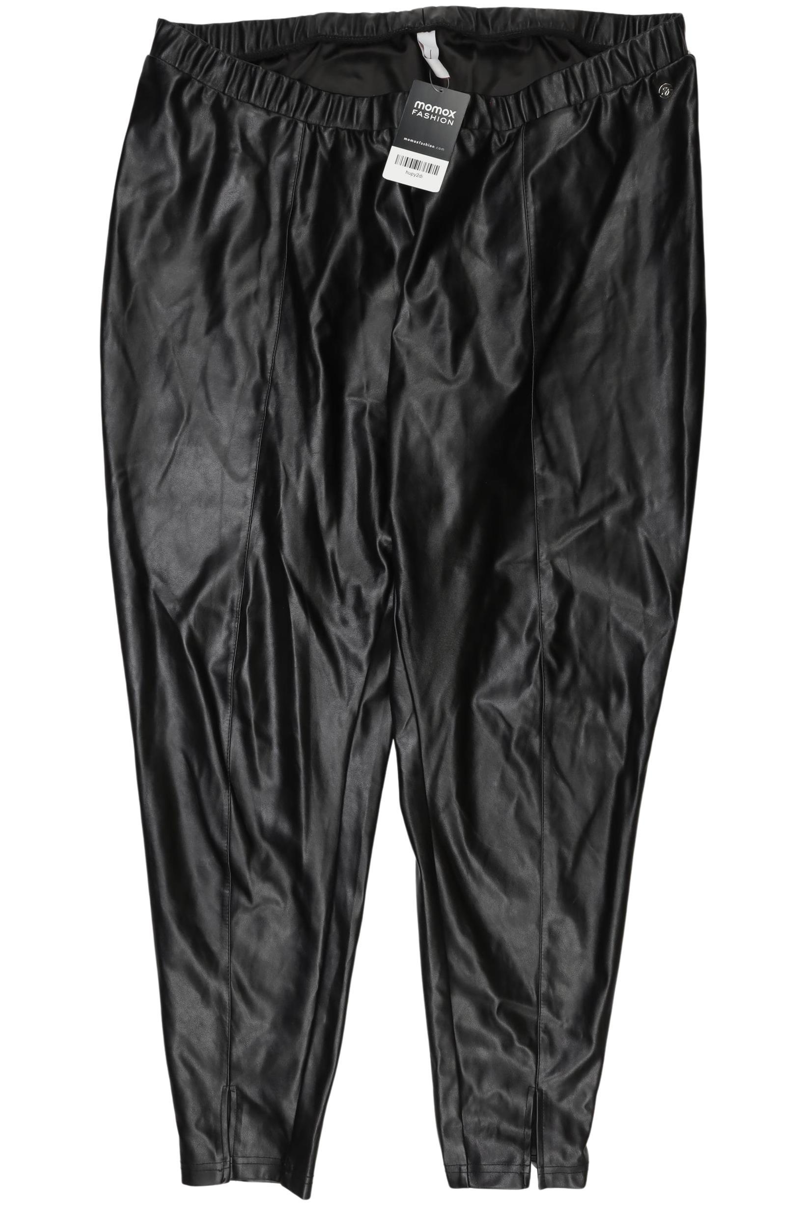 

sheego Damen Stoffhose, schwarz, Gr. 52