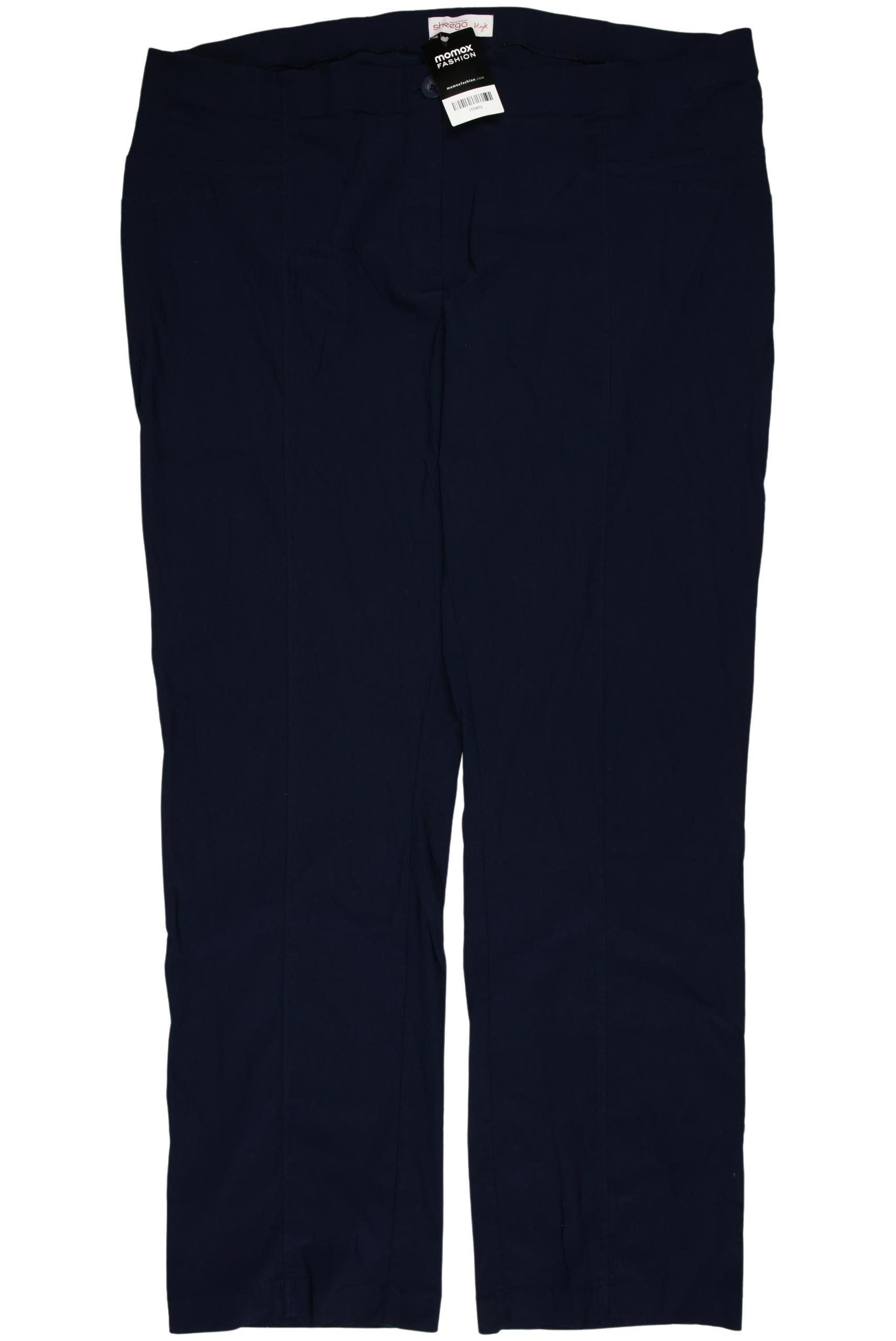 

sheego Damen Stoffhose, marineblau, Gr. 112