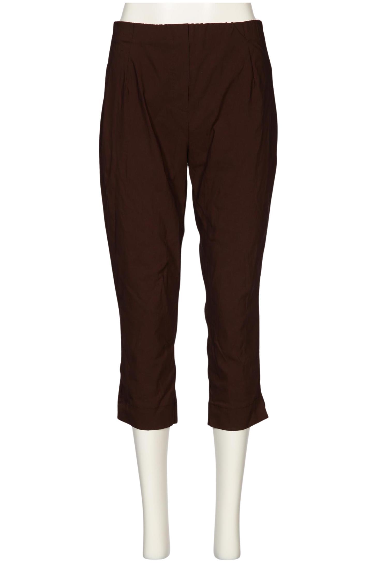 

sheego Damen Stoffhose, braun, Gr. 42