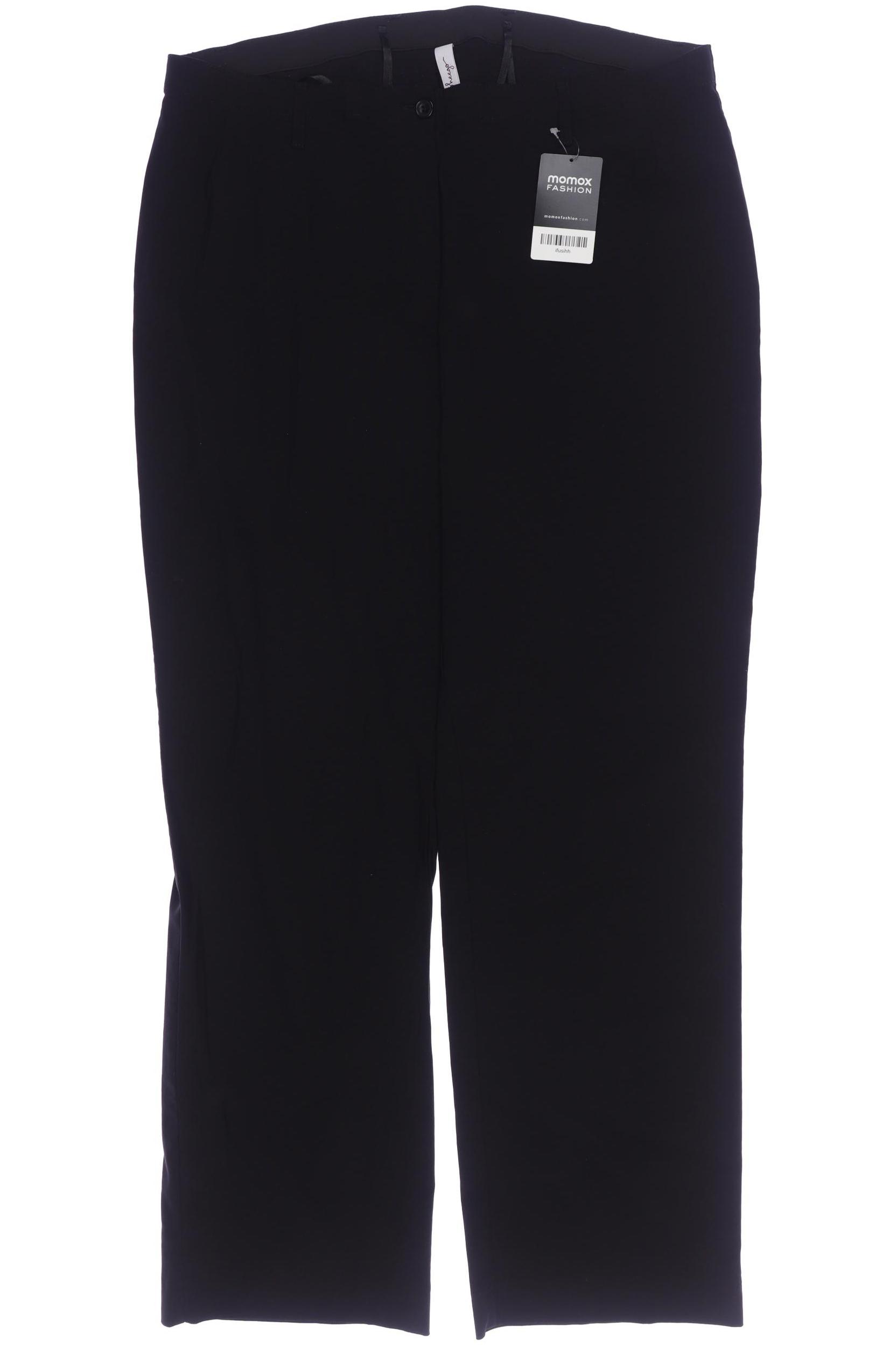 

sheego Damen Stoffhose, schwarz, Gr. 24
