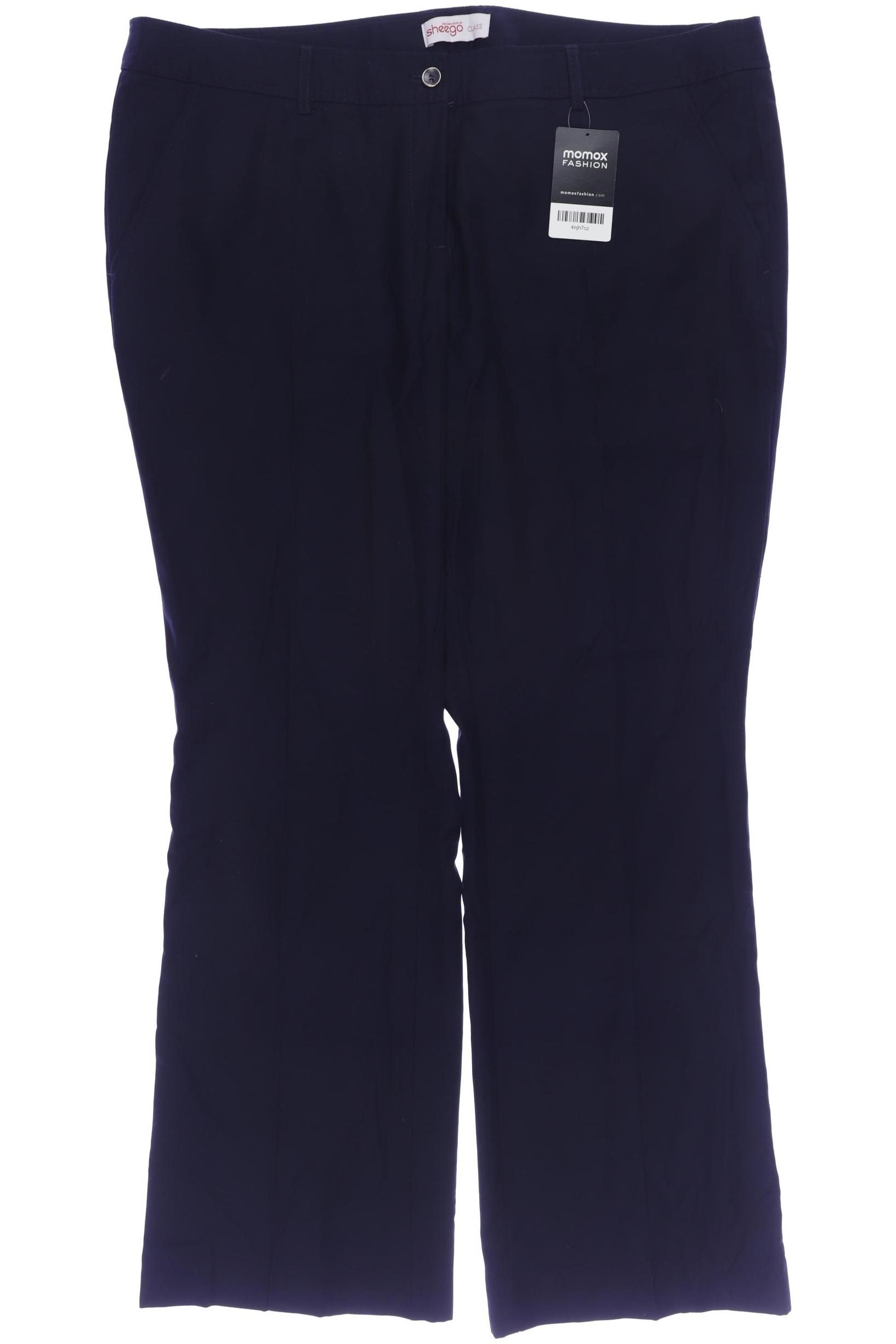 

sheego Damen Stoffhose, marineblau, Gr. 24