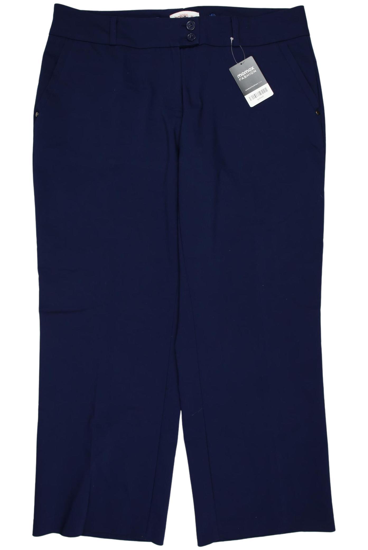 

sheego Damen Stoffhose, marineblau, Gr. 46