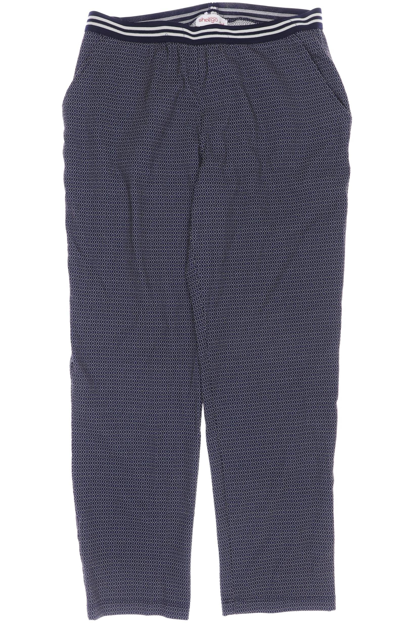 

sheego Damen Stoffhose, marineblau