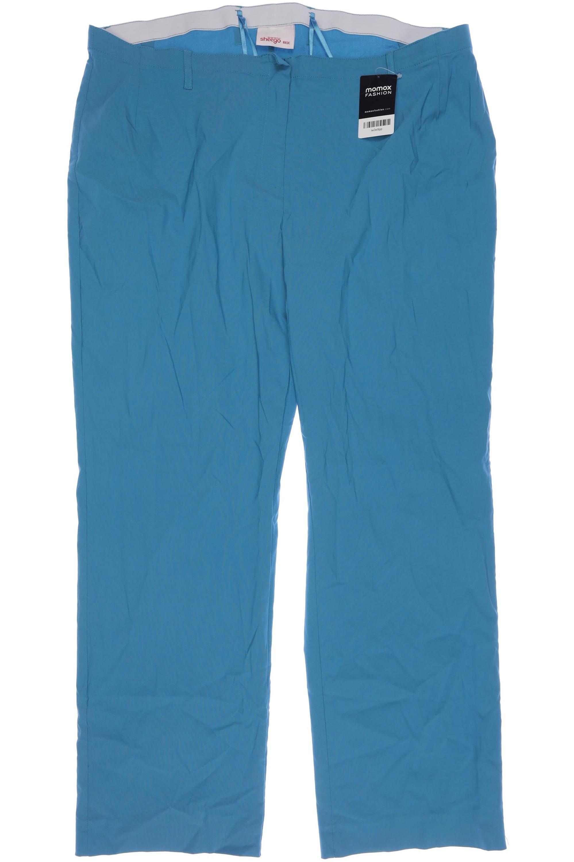 

sheego Damen Stoffhose, blau, Gr. 54
