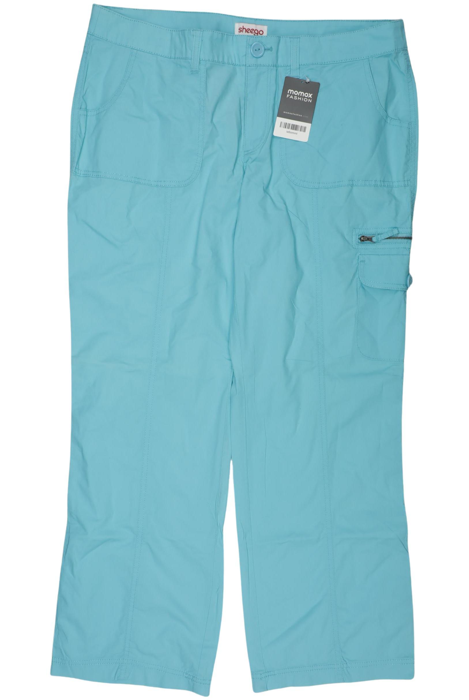 

sheego Damen Stoffhose, blau, Gr. 22