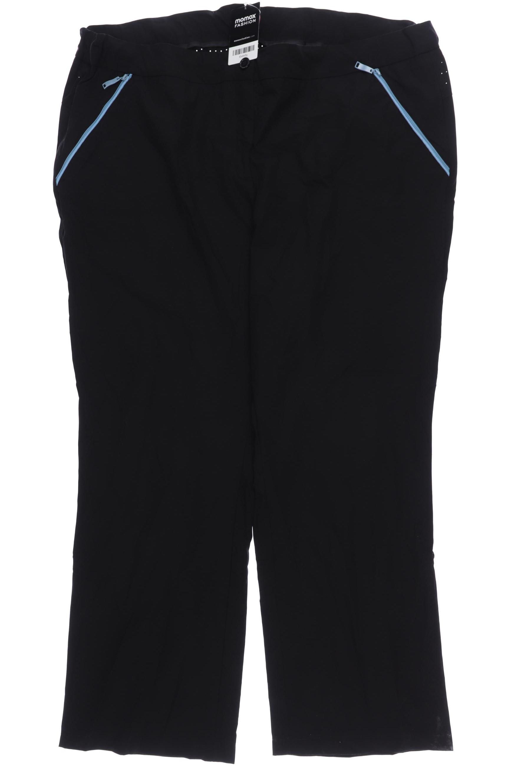 

sheego Damen Stoffhose, schwarz, Gr. 52