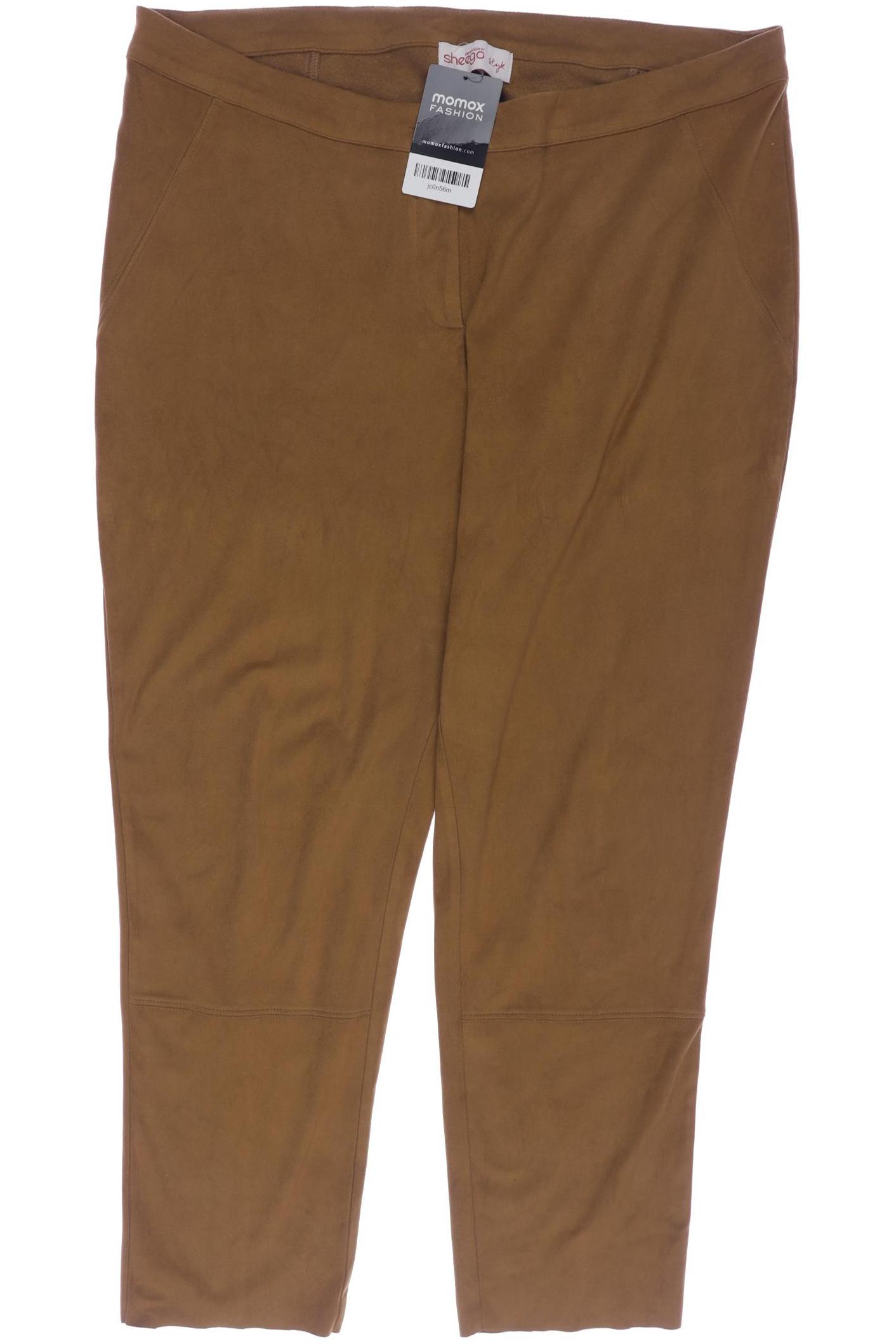 

sheego Damen Stoffhose, orange, Gr. 35