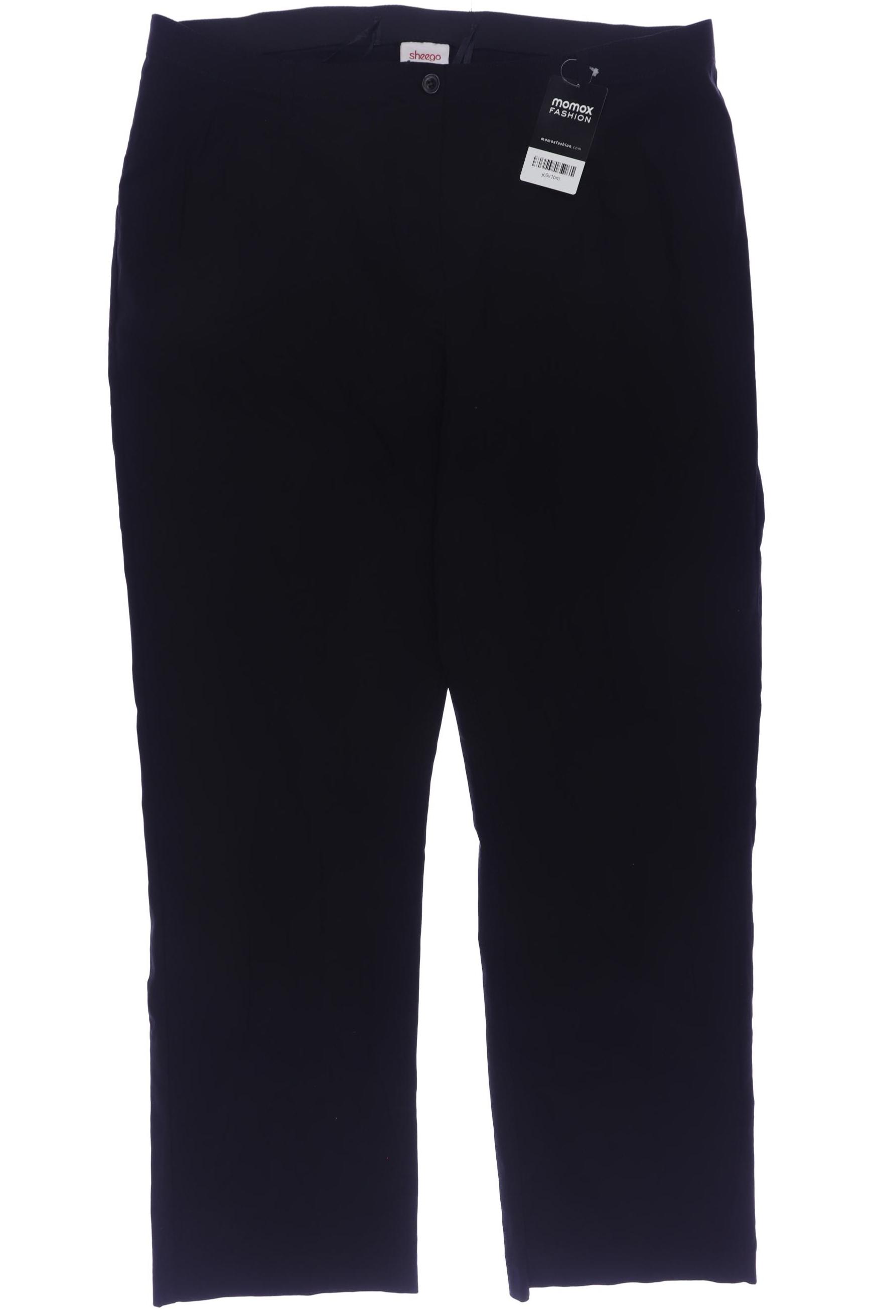 

sheego Damen Stoffhose, schwarz, Gr. 50
