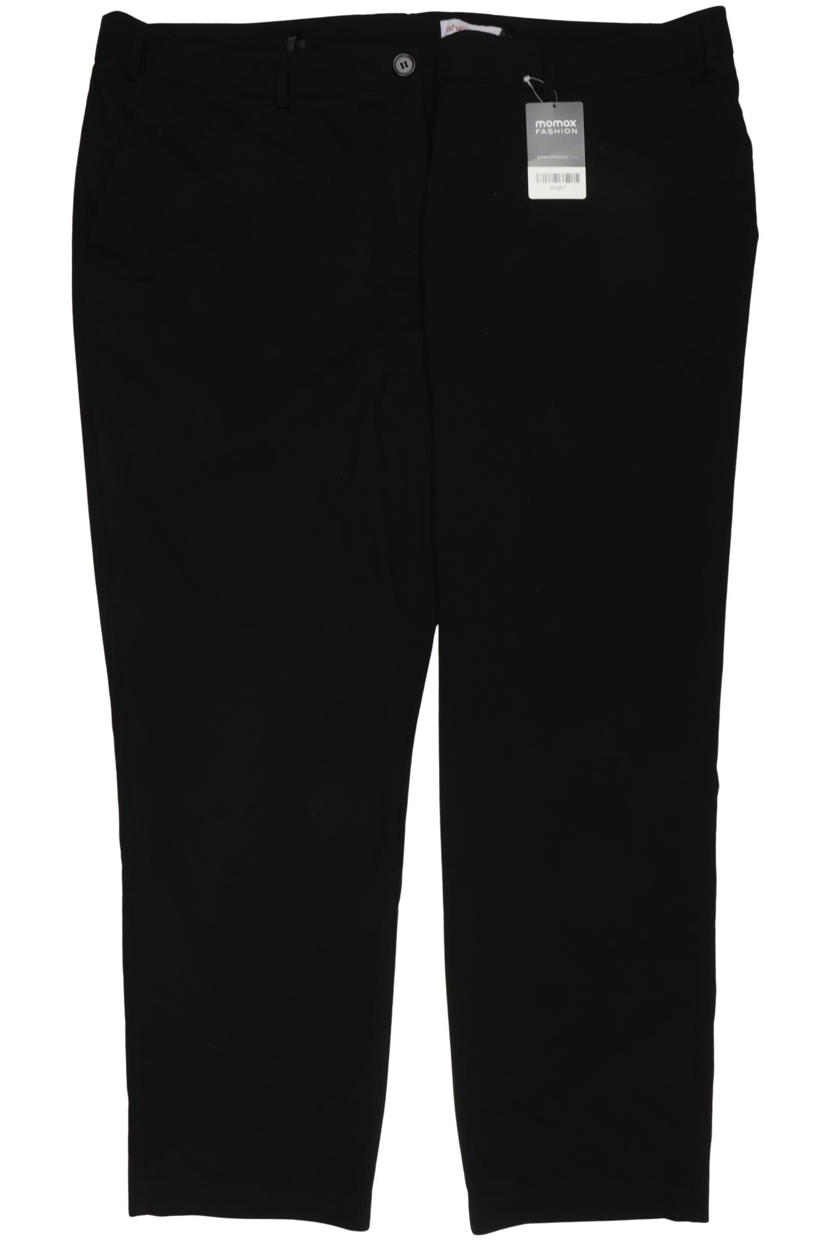

sheego Damen Stoffhose, schwarz, Gr. 52