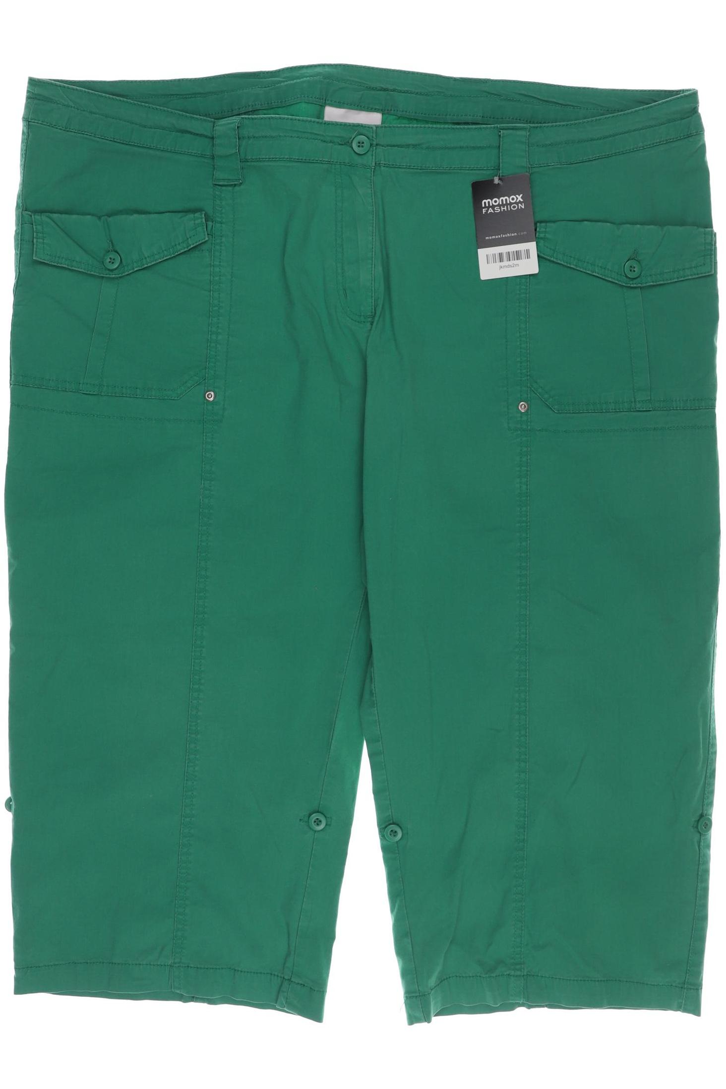 

sheego Damen Stoffhose, grün, Gr. 54