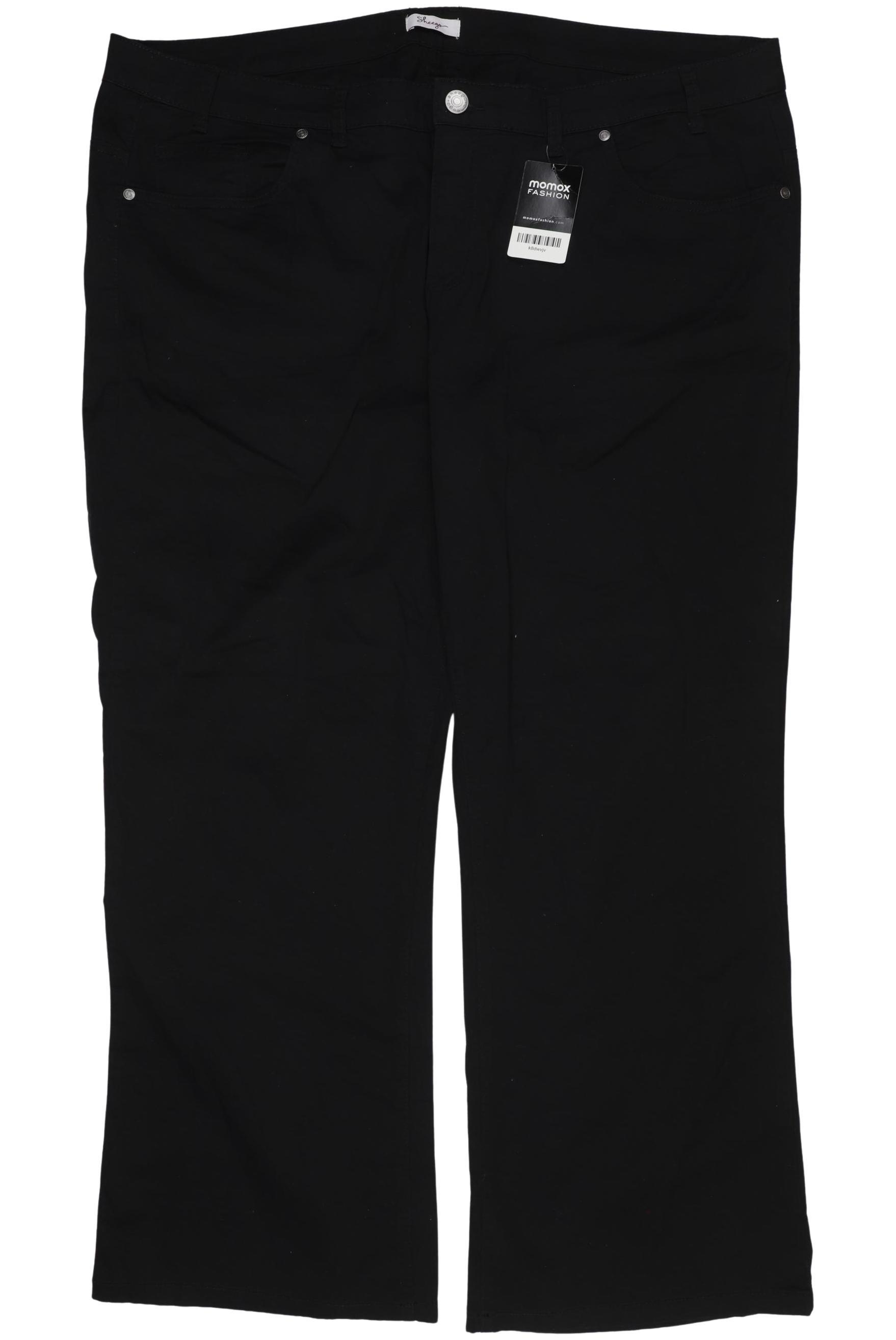 

sheego Damen Stoffhose, schwarz, Gr. 54