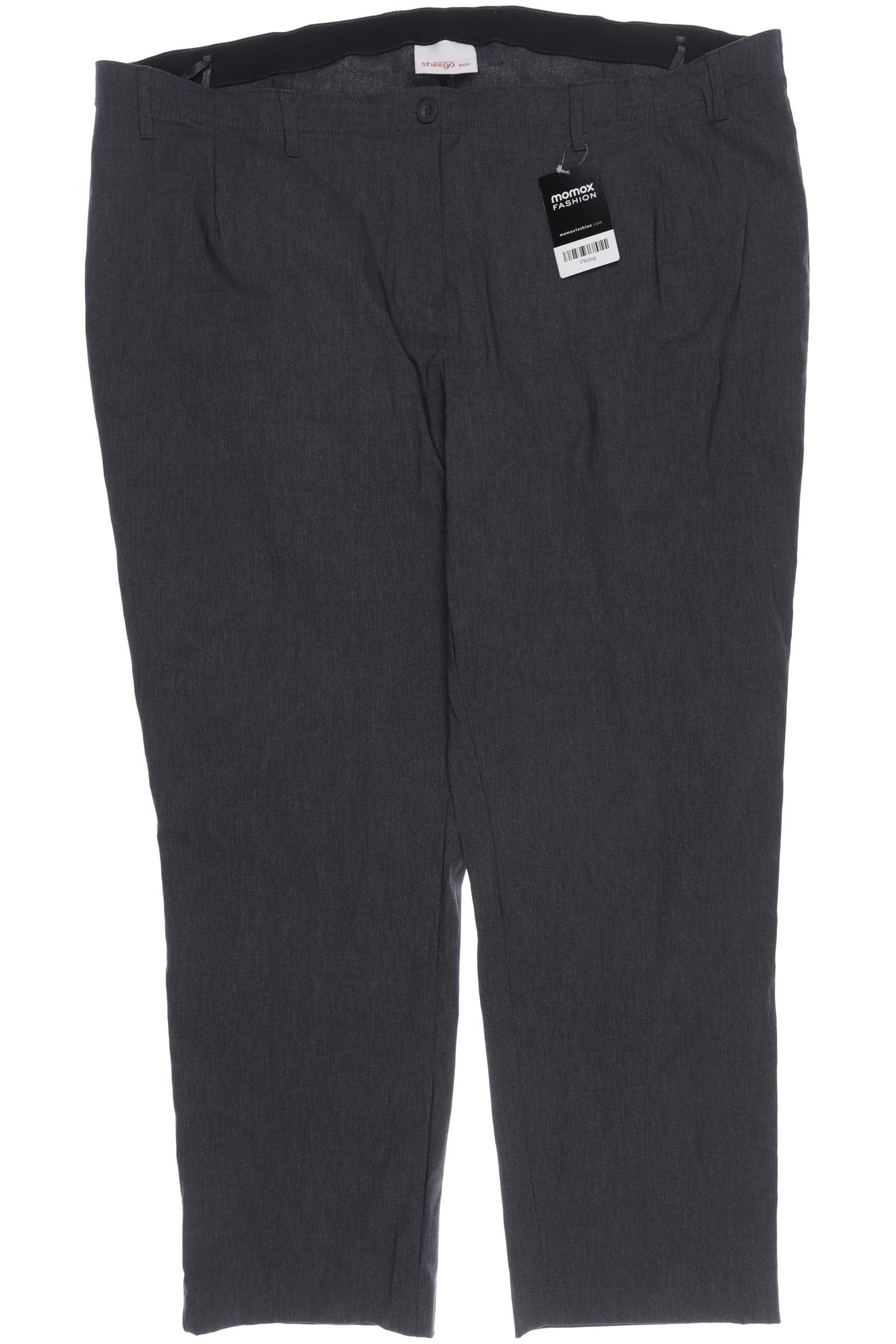

sheego Damen Stoffhose, grau, Gr. 44