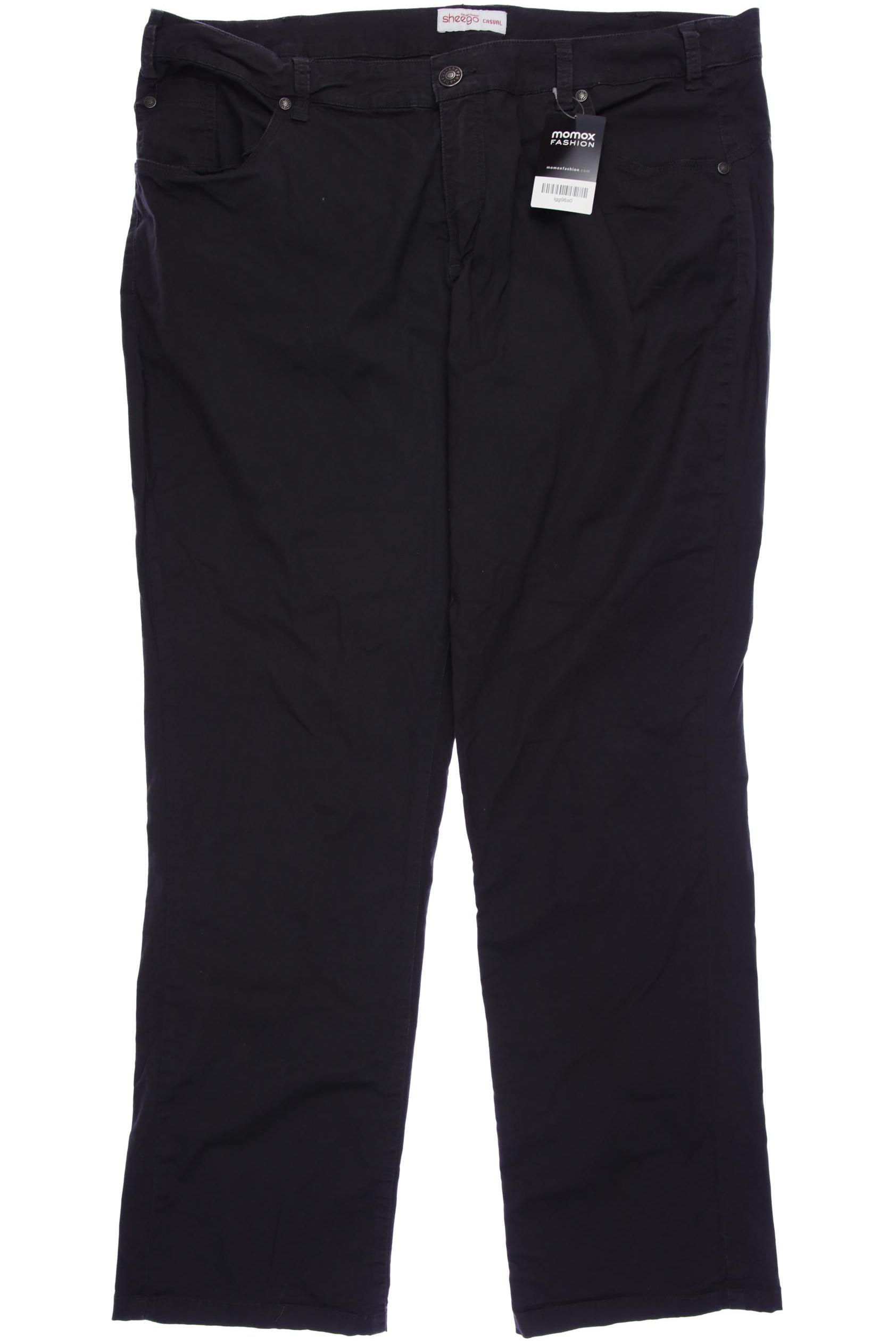

sheego Damen Stoffhose, grau, Gr. 50